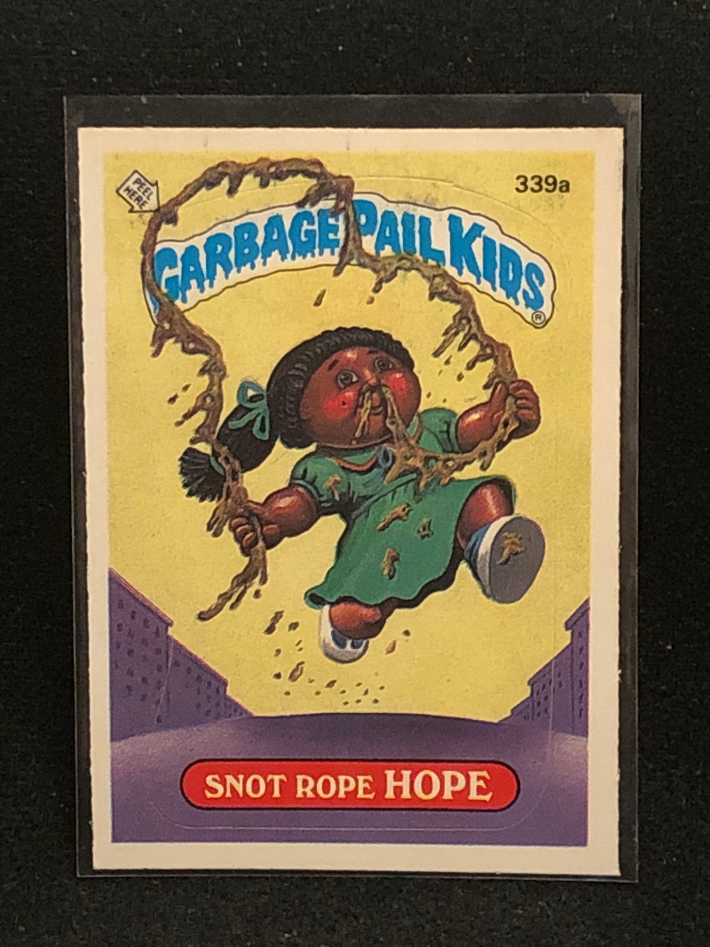 Garbage Pail Kids Original Series 9 (os9) 339a Snot Rope Hope