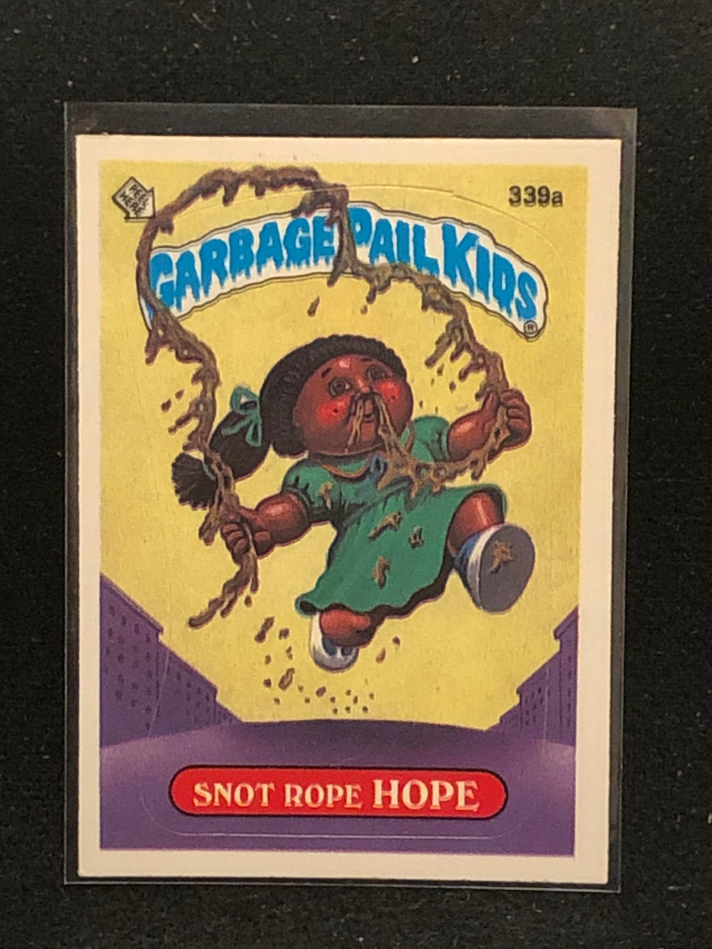 Garbage Pail Kids Original Series 9 (os9) 339a Snot Rope Hope