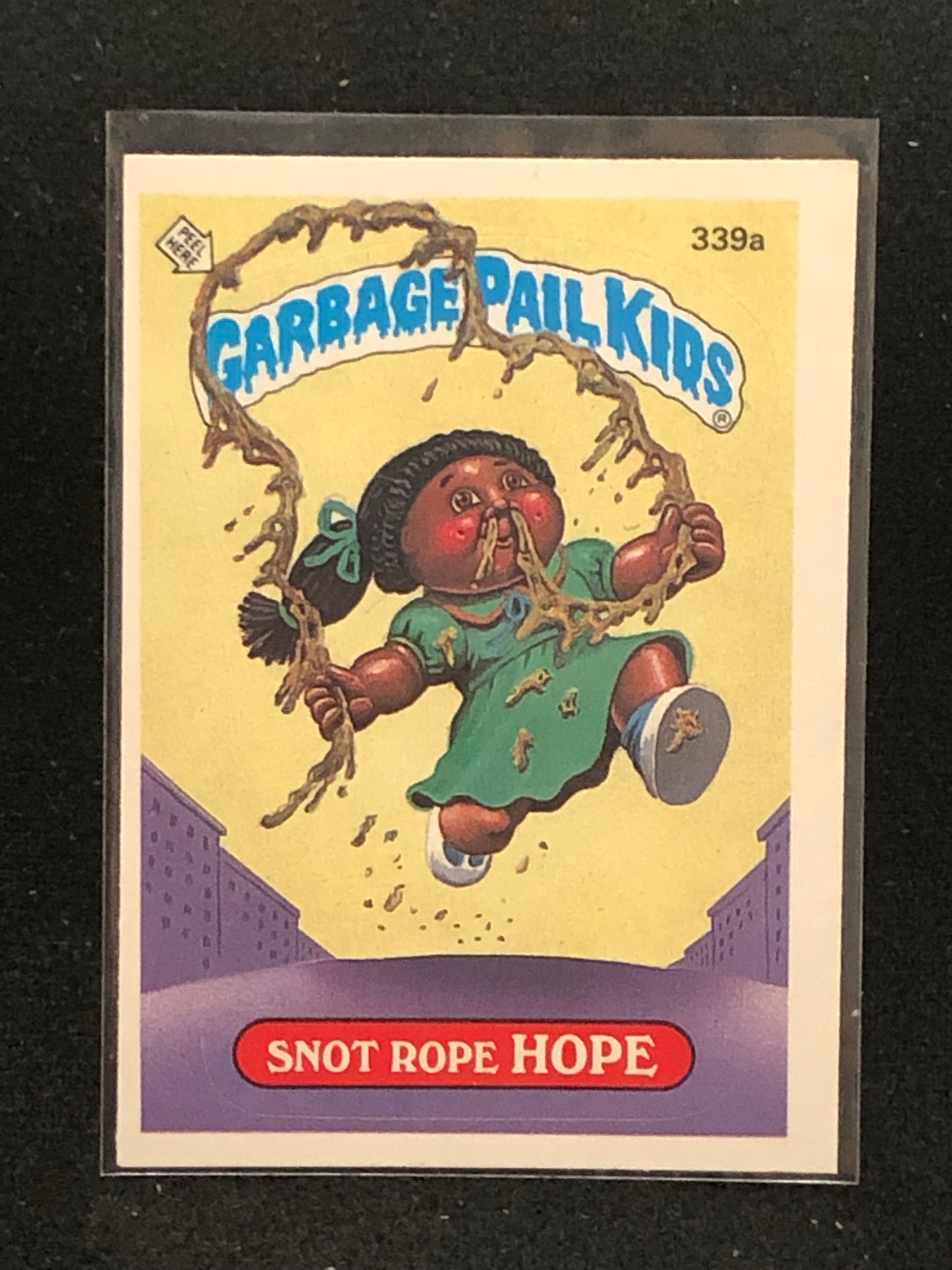 Garbage Pail Kids Original Series 9 (os9) 339a Snot Rope Hope