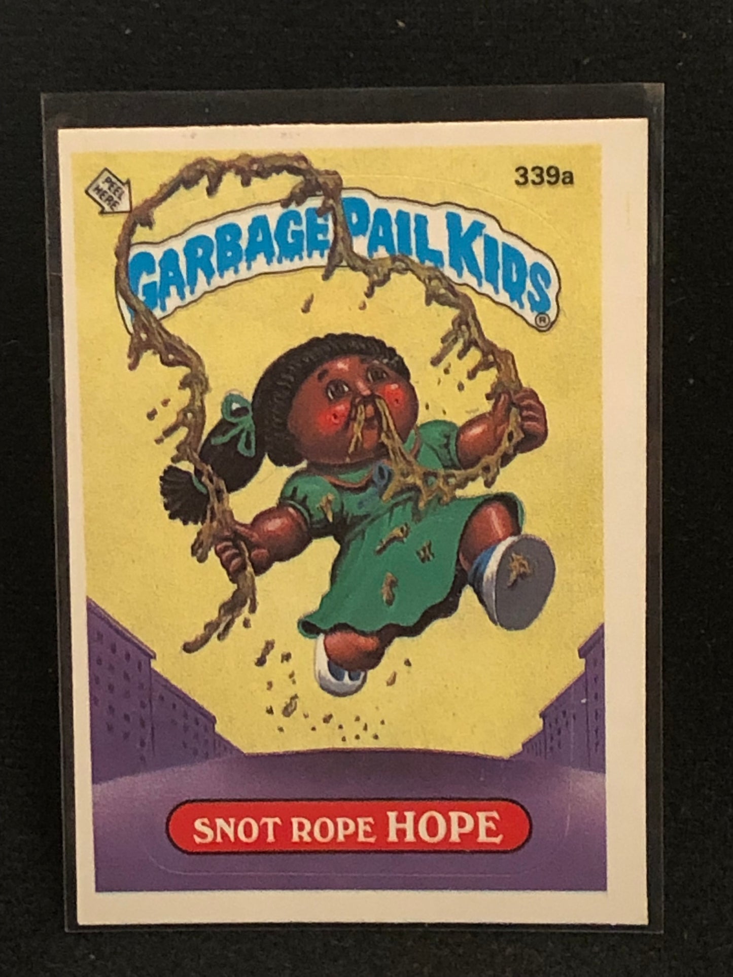 Garbage Pail Kids Original Series 9 (os9) 339a Snot Rope Hope