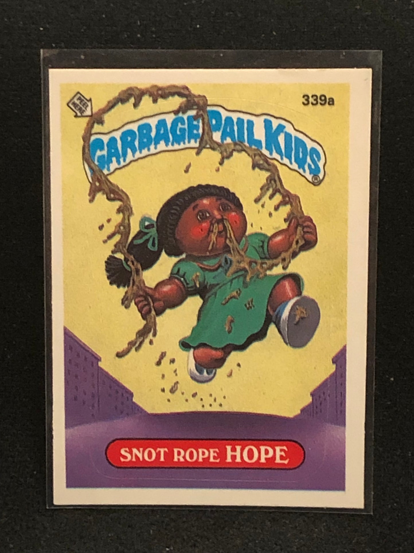 Garbage Pail Kids Original Series 9 (os9) 339a Snot Rope Hope