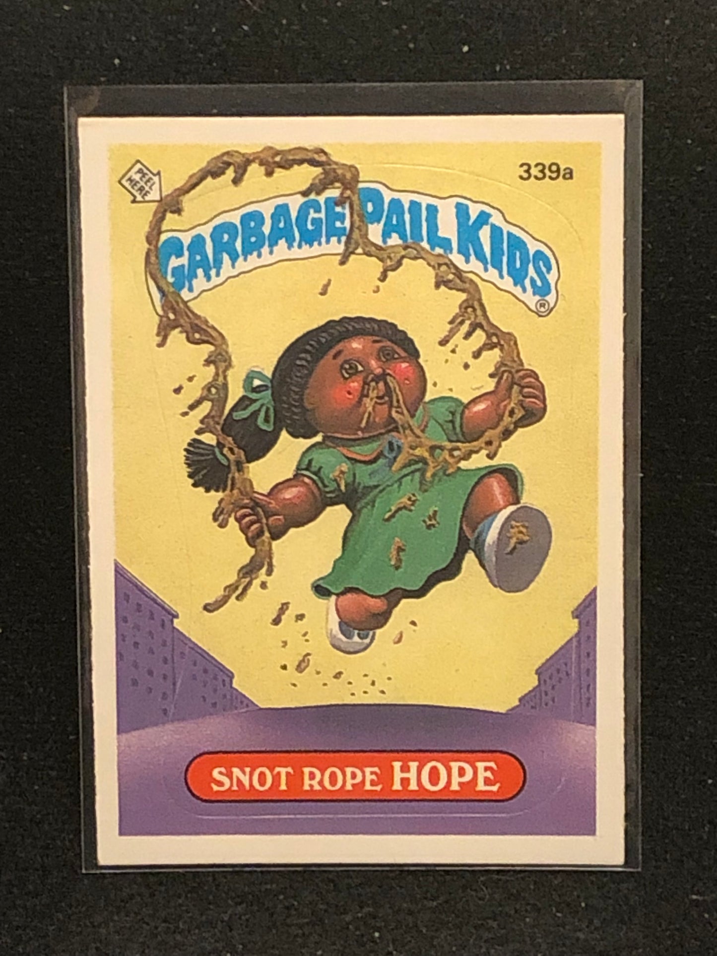 Garbage Pail Kids Original Series 9 (os9) 339a Snot Rope Hope