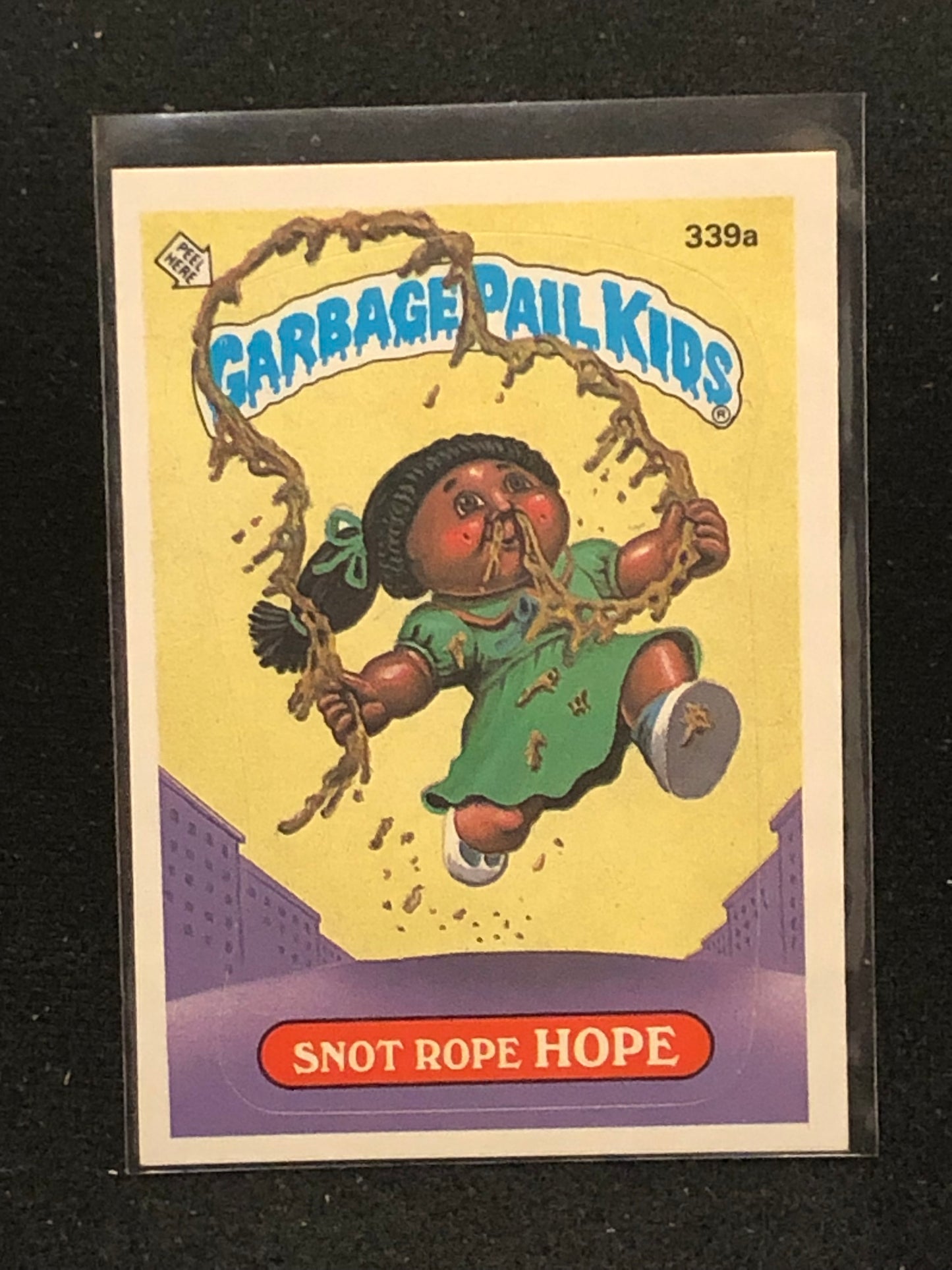 Garbage Pail Kids Original Series 9 (os9) 339a Snot Rope Hope