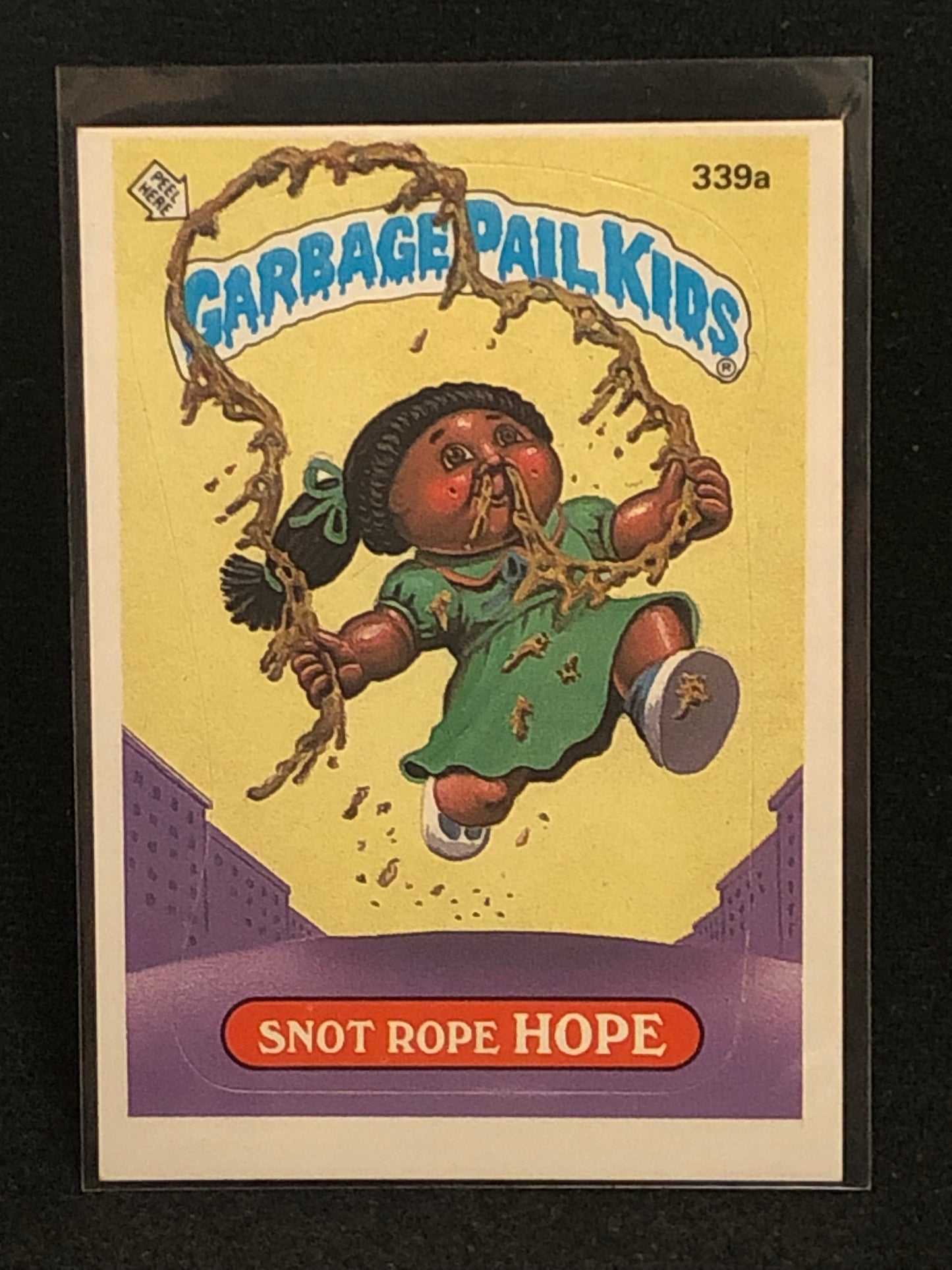 Garbage Pail Kids Original Series 9 (os9) 339a Snot Rope Hope