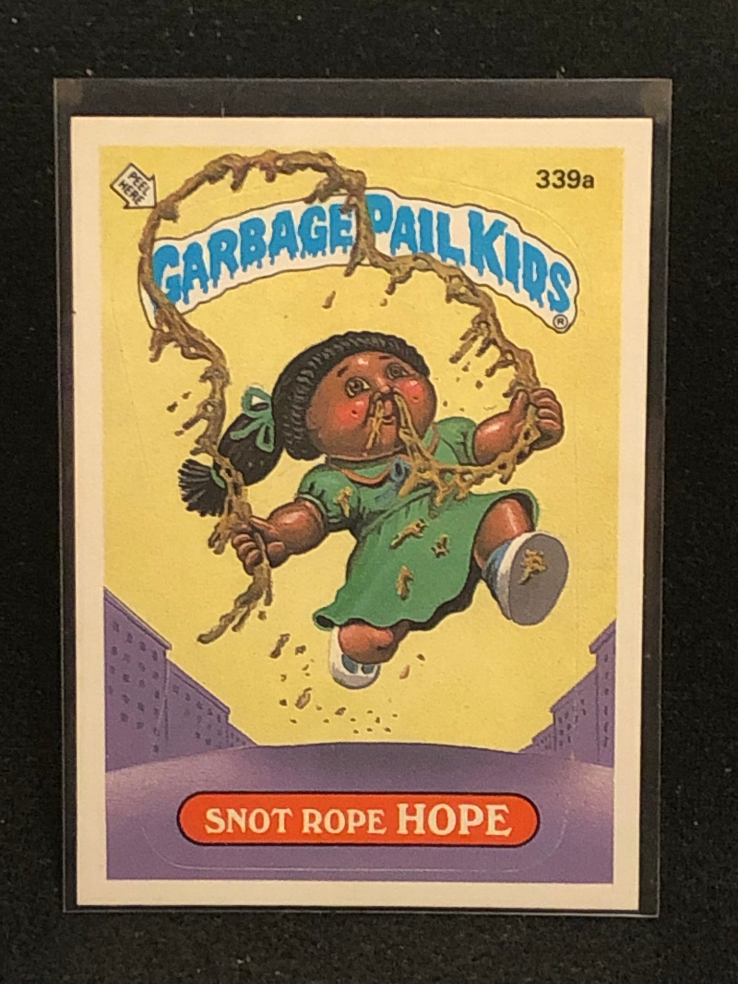 Garbage Pail Kids Original Series 9 (os9) 339a Snot Rope Hope