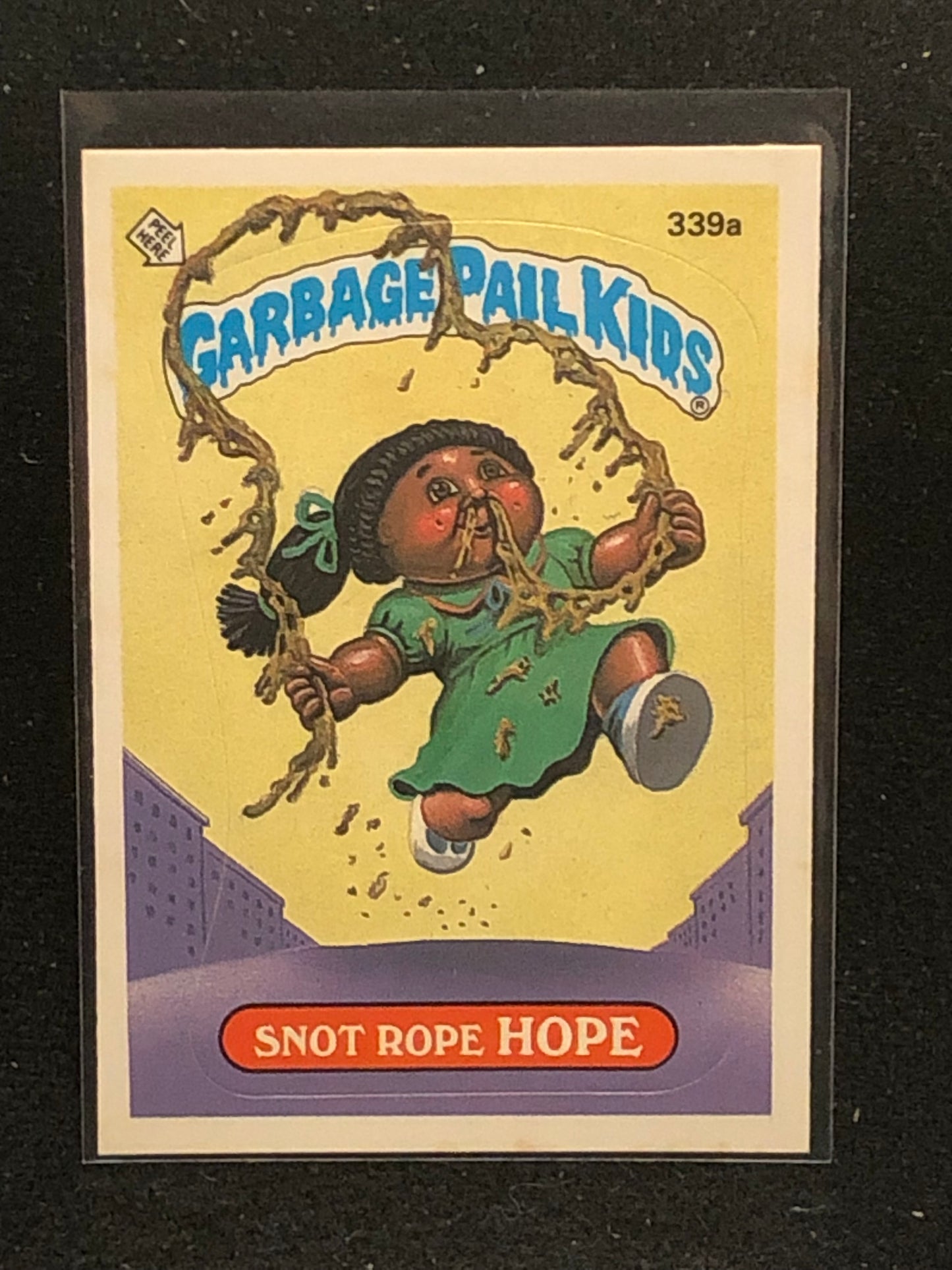 Garbage Pail Kids Original Series 9 (os9) 339a Snot Rope Hope