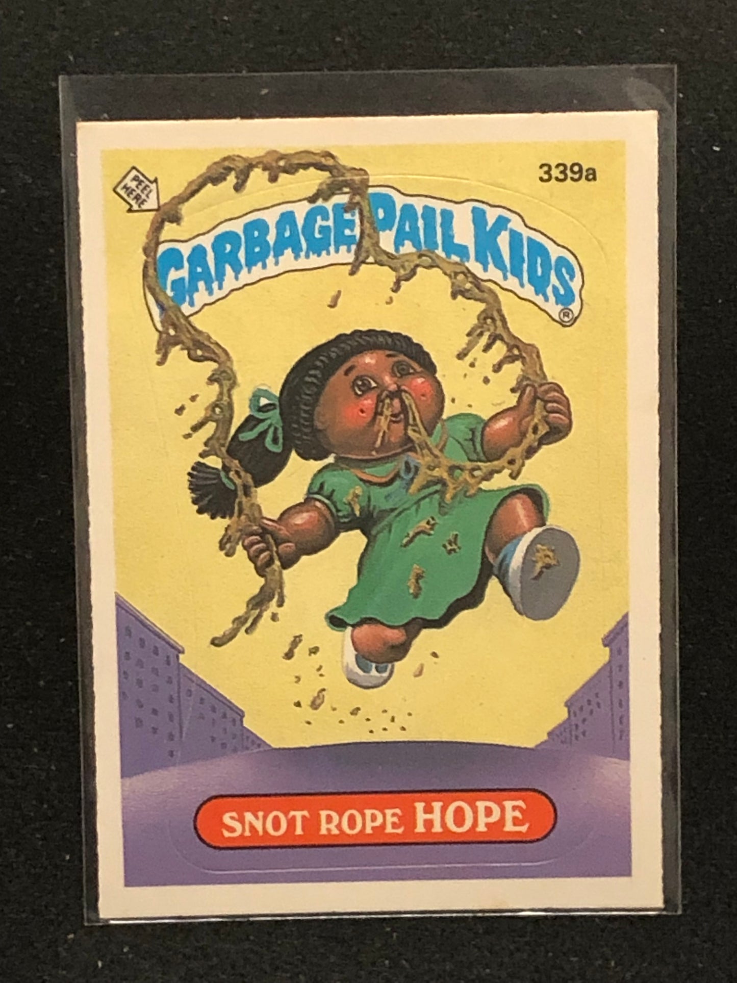 Garbage Pail Kids Original Series 9 (os9) 339a Snot Rope Hope