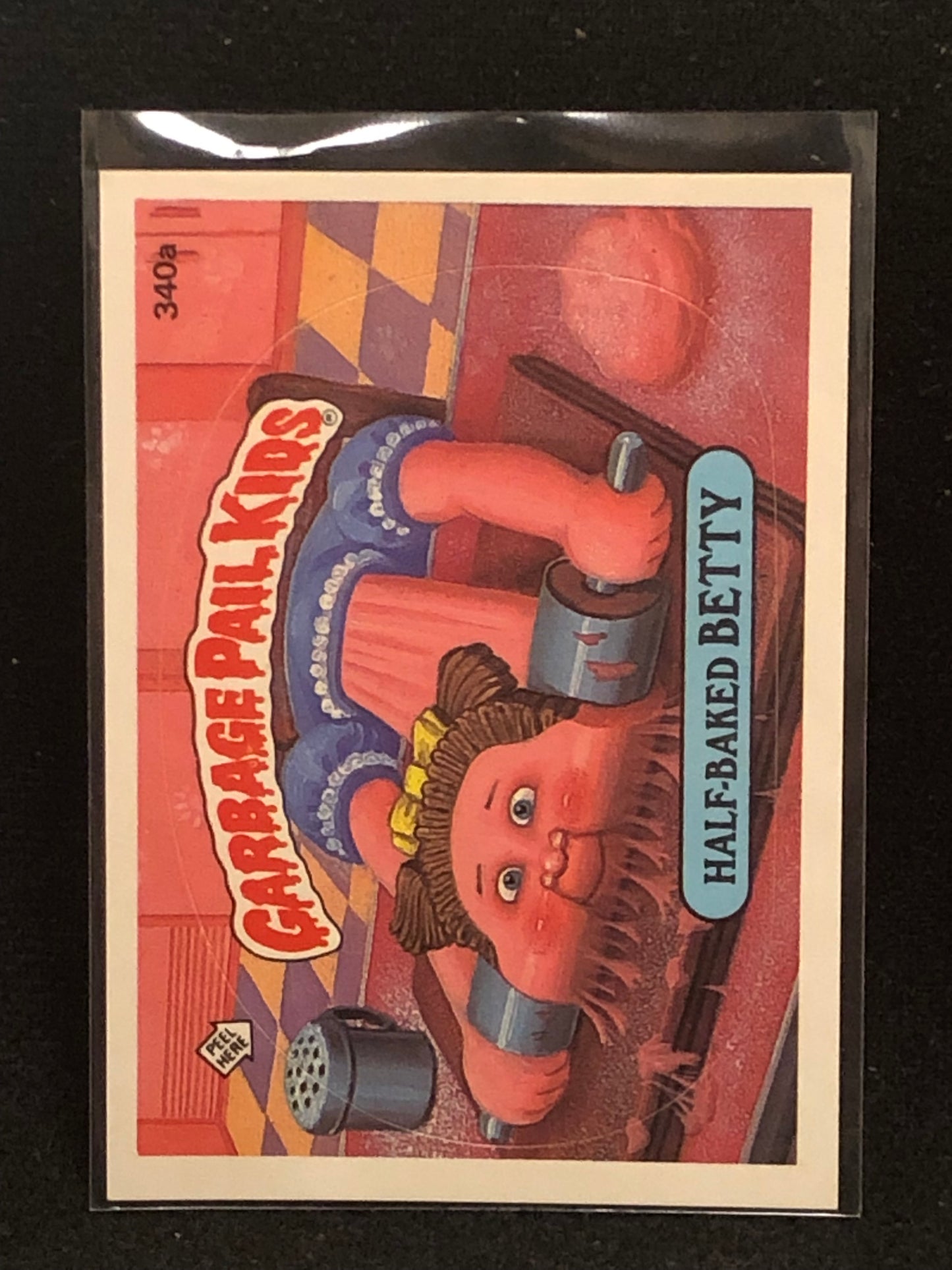 Garbage Pail Kids Original Series 9 (os9) 340a Half Baked Betty