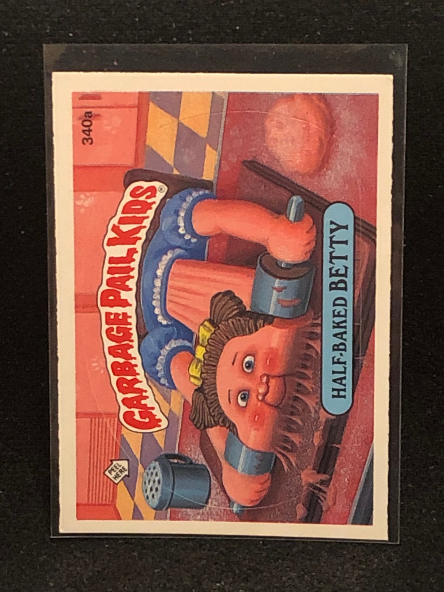 Garbage Pail Kids Original Series 9 (os9) 340a Half Baked Betty