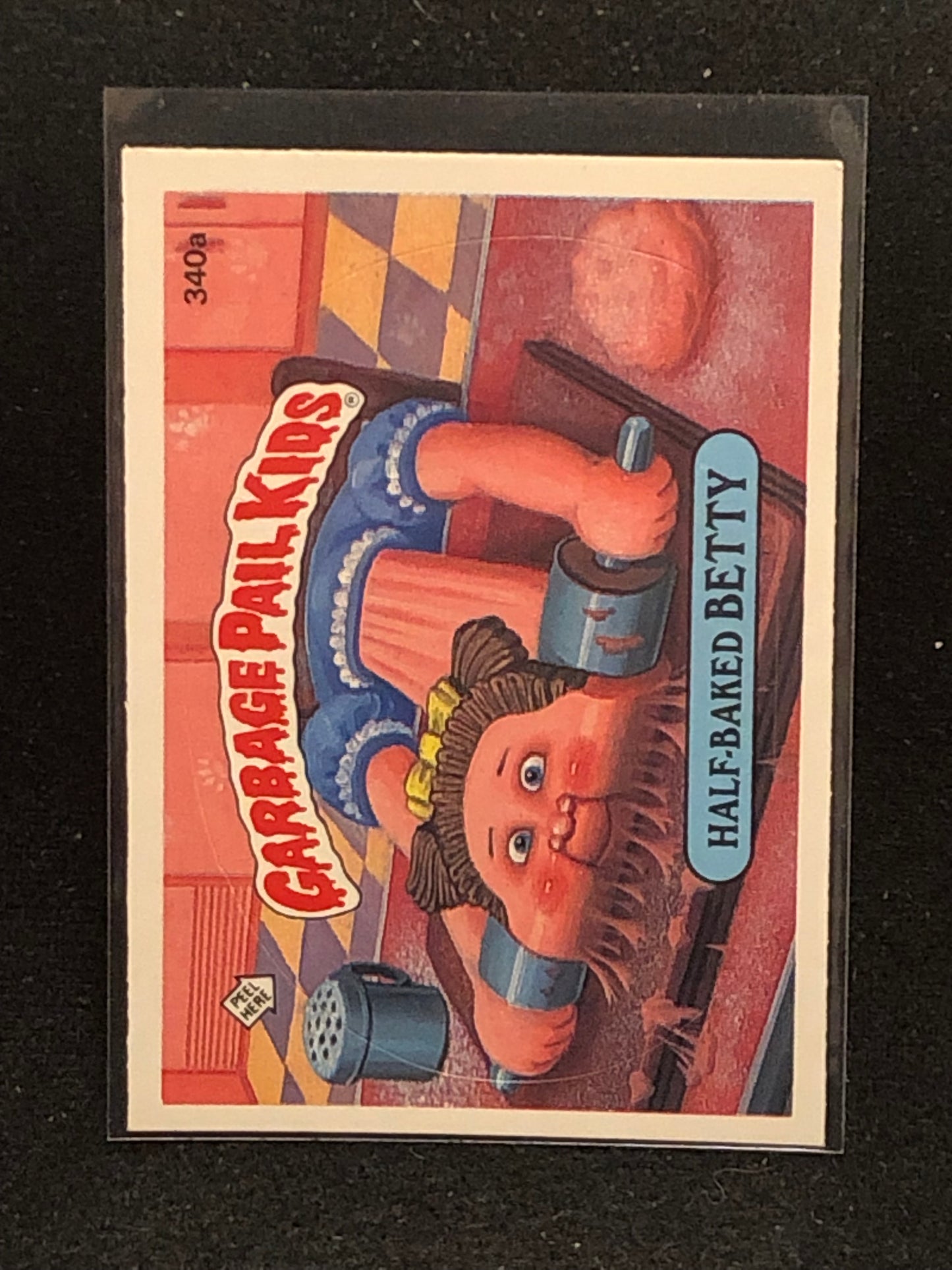 Garbage Pail Kids Original Series 9 (os9) 340a Half Baked Betty