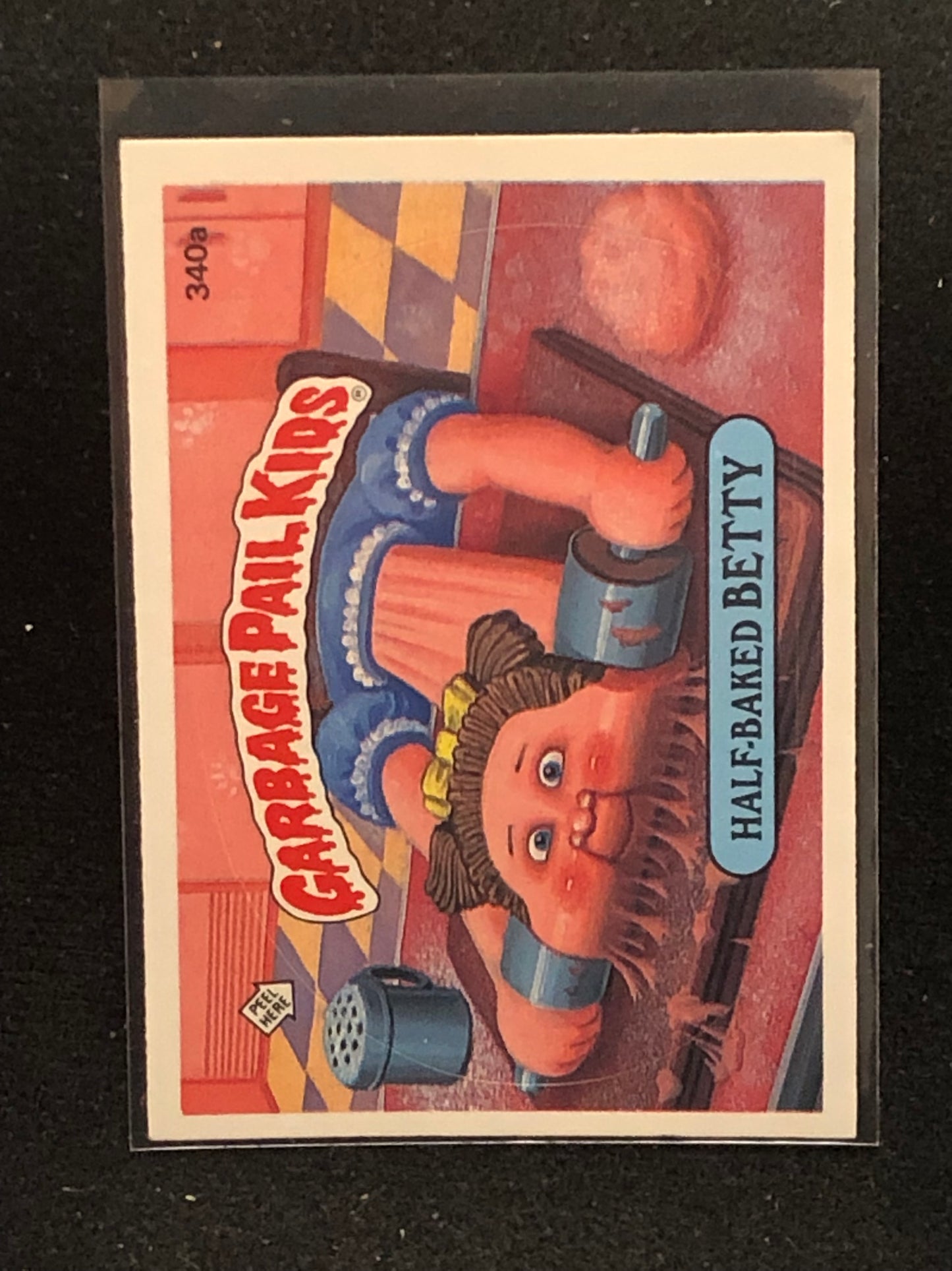 Garbage Pail Kids Original Series 9 (os9) 340a Half Baked Betty