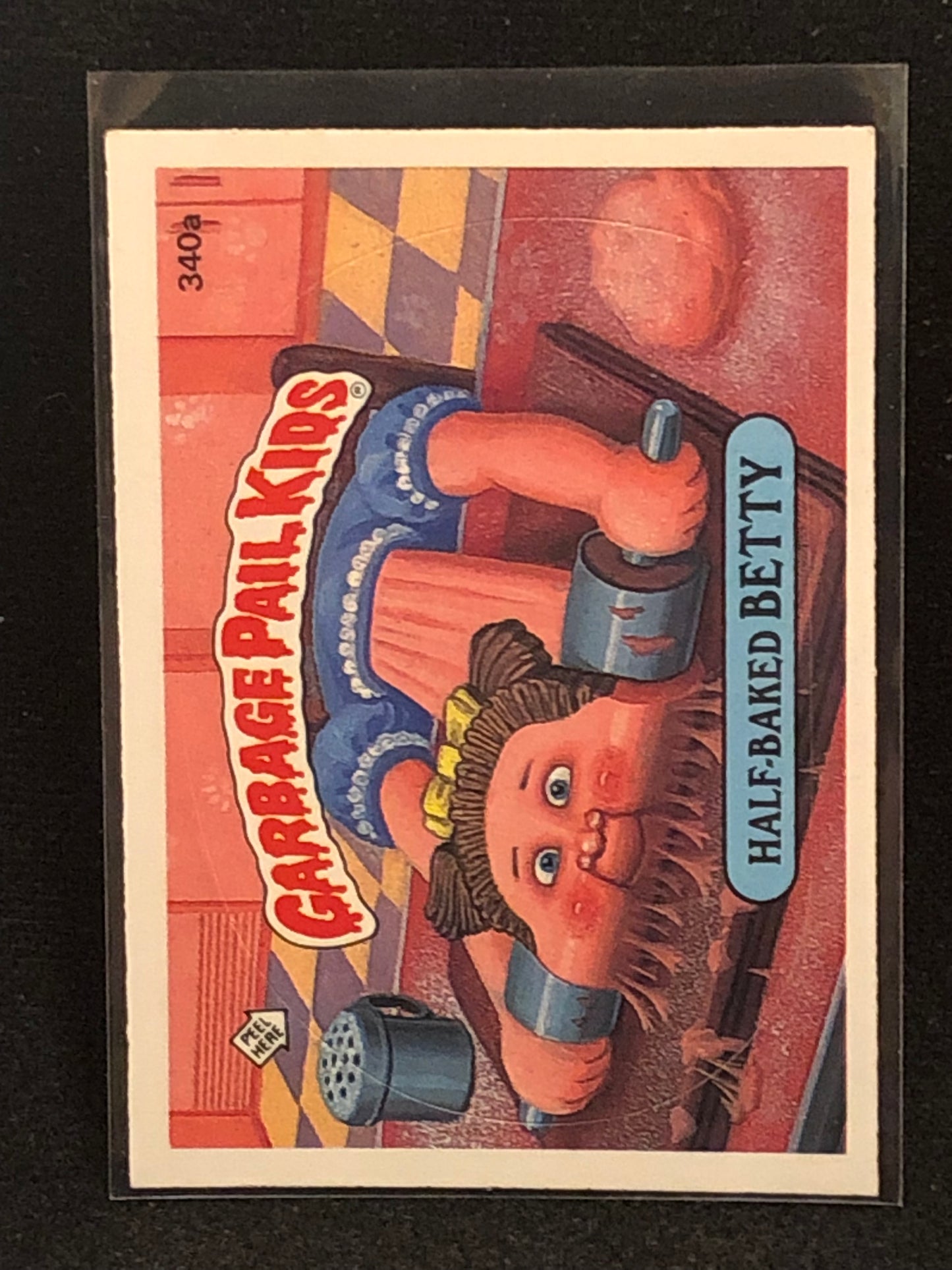 Garbage Pail Kids Original Series 9 (os9) 340a Half Baked Betty