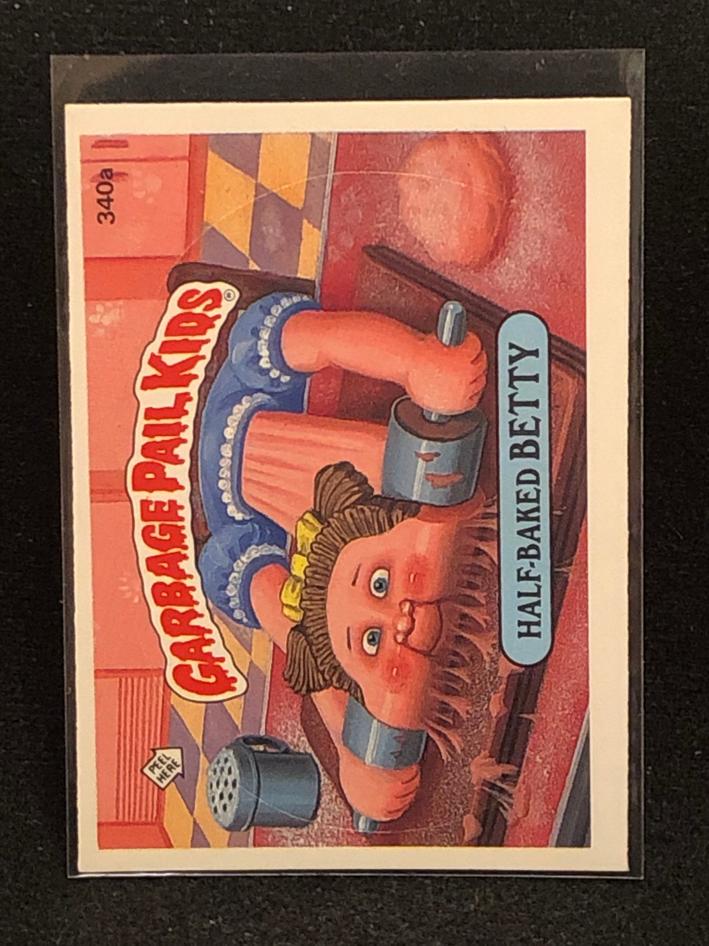 Garbage Pail Kids Original Series 9 (os9) 340a Half Baked Betty