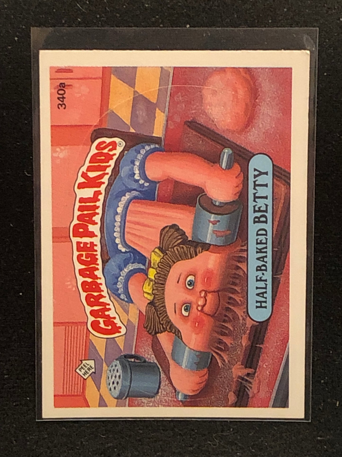 Garbage Pail Kids Original Series 9 (os9) 340a Half Baked Betty