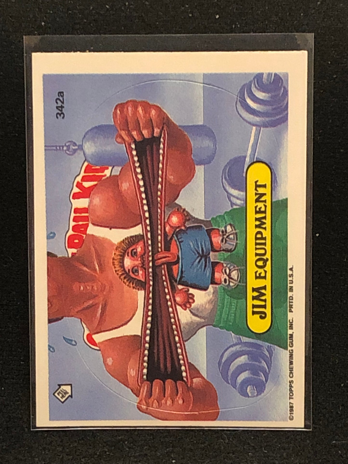 Garbage Pail Kids Original Series 9 (os9) 342a Jim Equipment