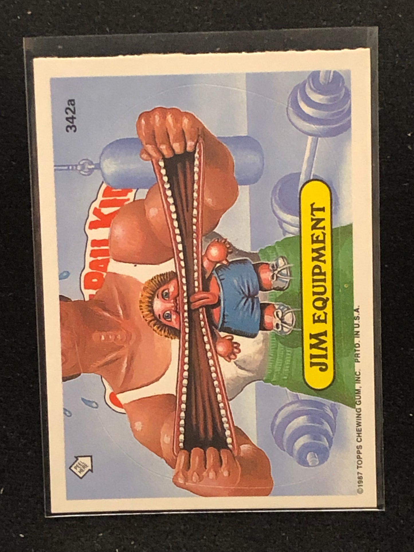 Garbage Pail Kids Original Series 9 (os9) 342a Jim Equipment