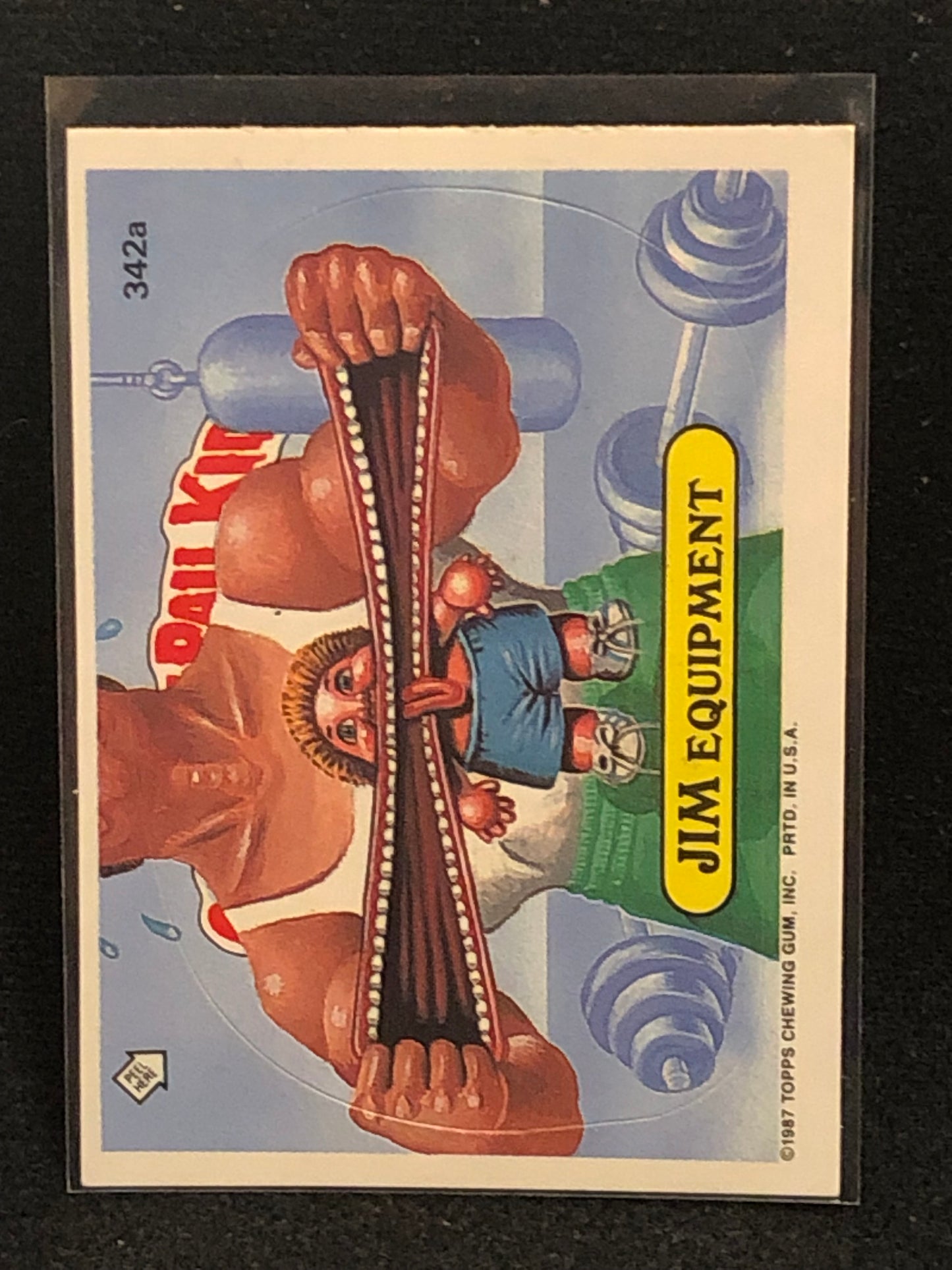 Garbage Pail Kids Original Series 9 (os9) 342a Jim Equipment