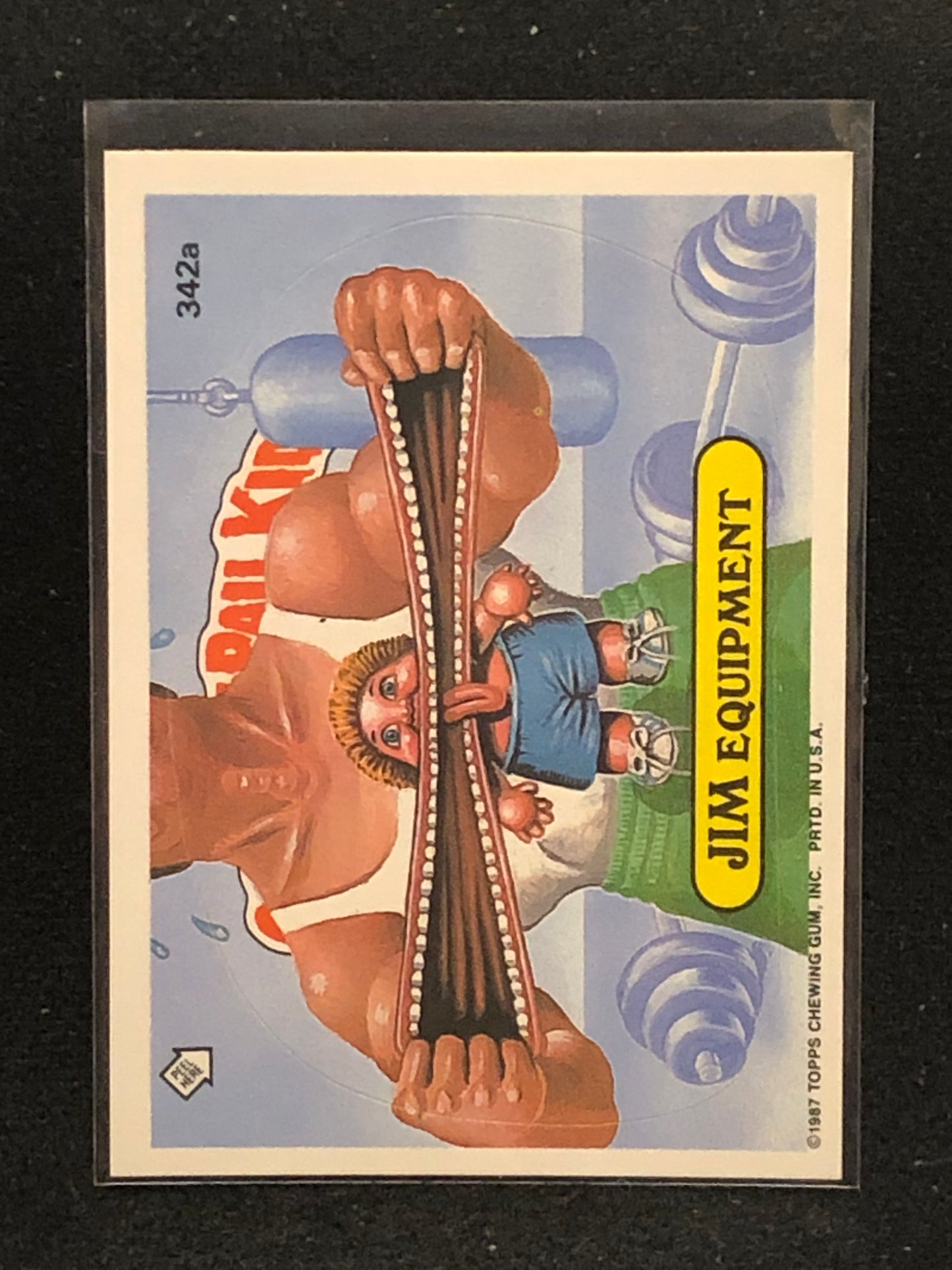 Garbage Pail Kids Original Series 9 (os9) 342a Jim Equipment