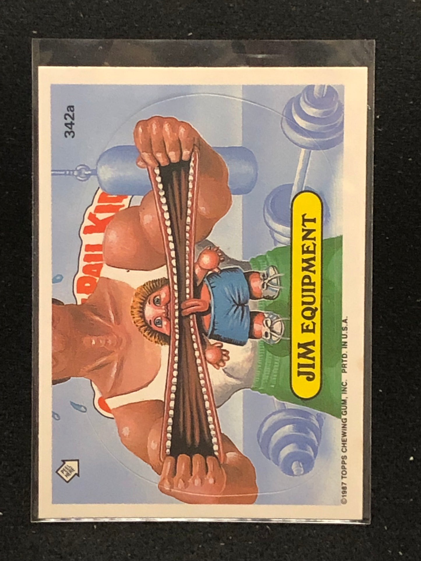 Garbage Pail Kids Original Series 9 (os9) 342a Jim Equipment