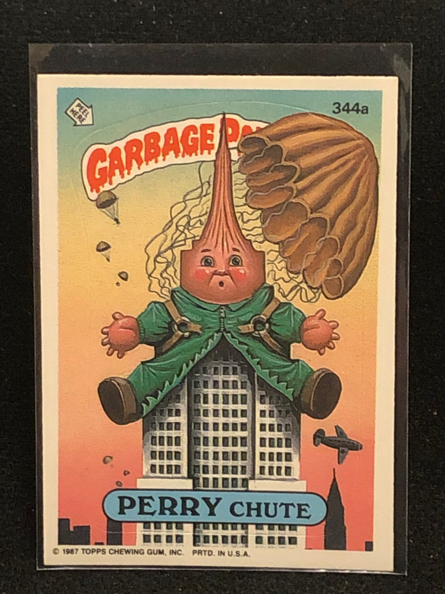 Garbage Pail Kids Original Series 9 (os9) 344a Perry Chute