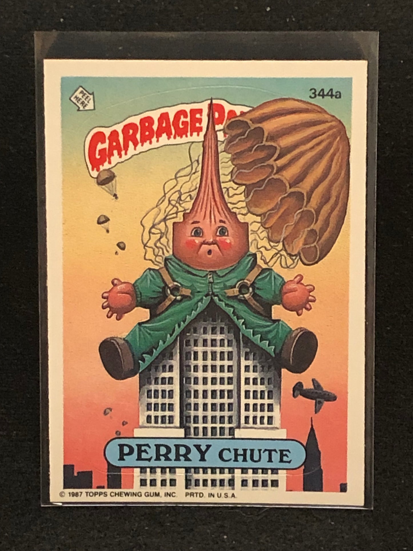 Garbage Pail Kids Original Series 9 (os9) 344a Perry Chute