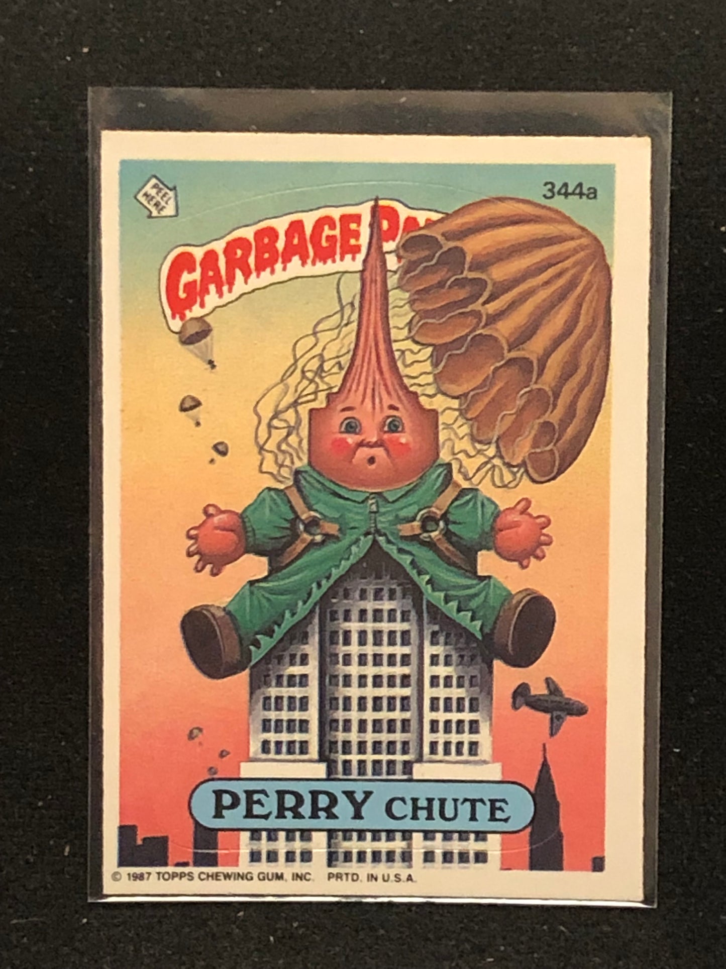 Garbage Pail Kids Original Series 9 (os9) 344a Perry Chute