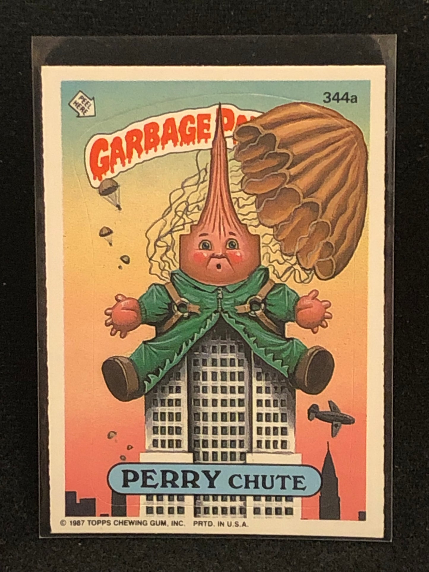 Garbage Pail Kids Original Series 9 (os9) 344a Perry Chute