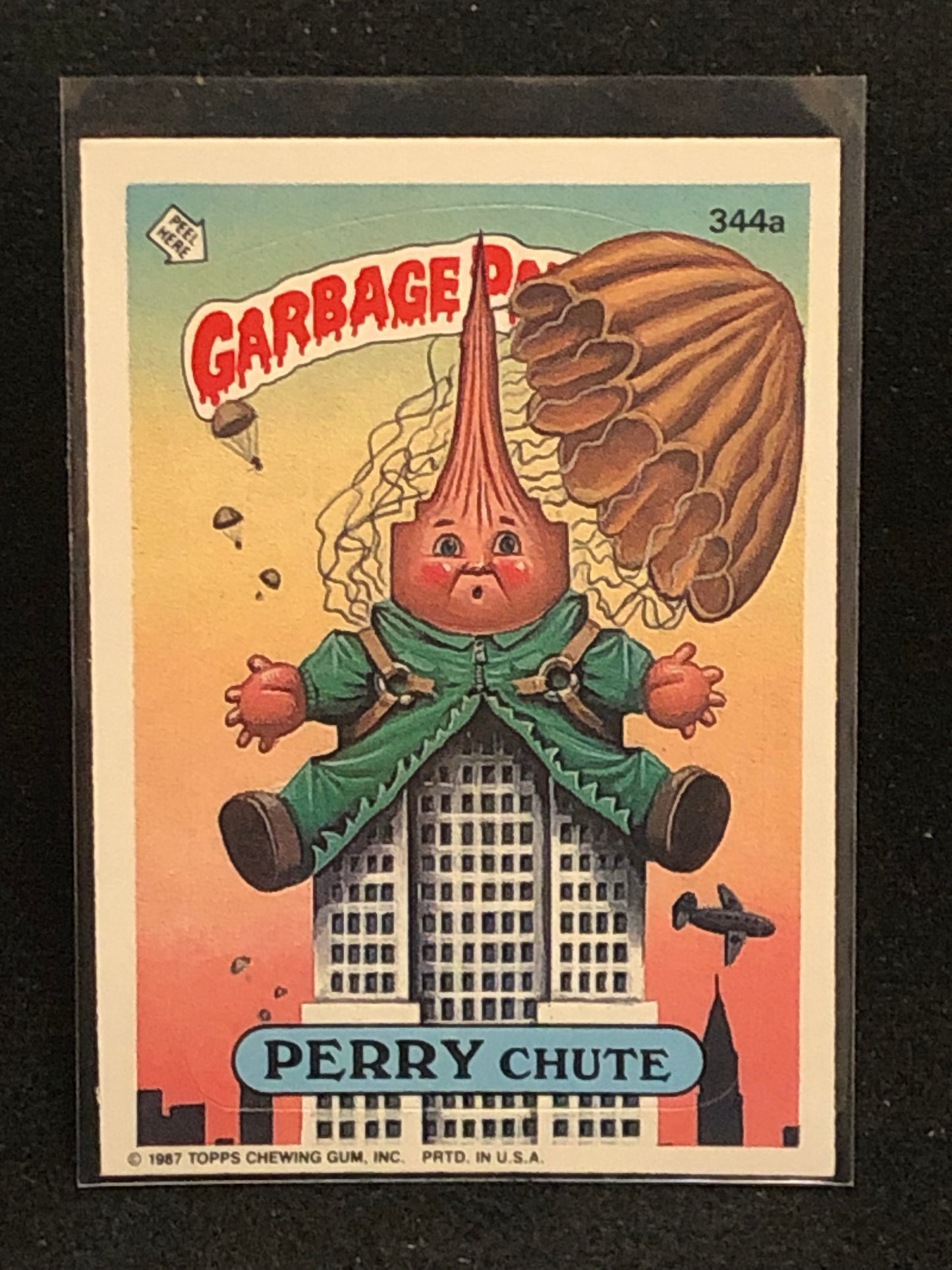 Garbage Pail Kids Original Series 9 (os9) 344a Perry Chute