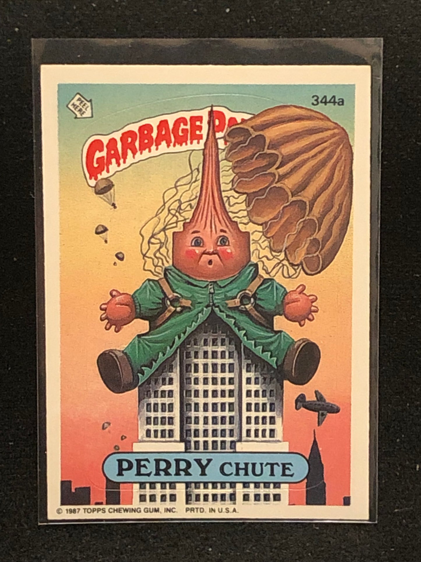 Garbage Pail Kids Original Series 9 (os9) 344a Perry Chute