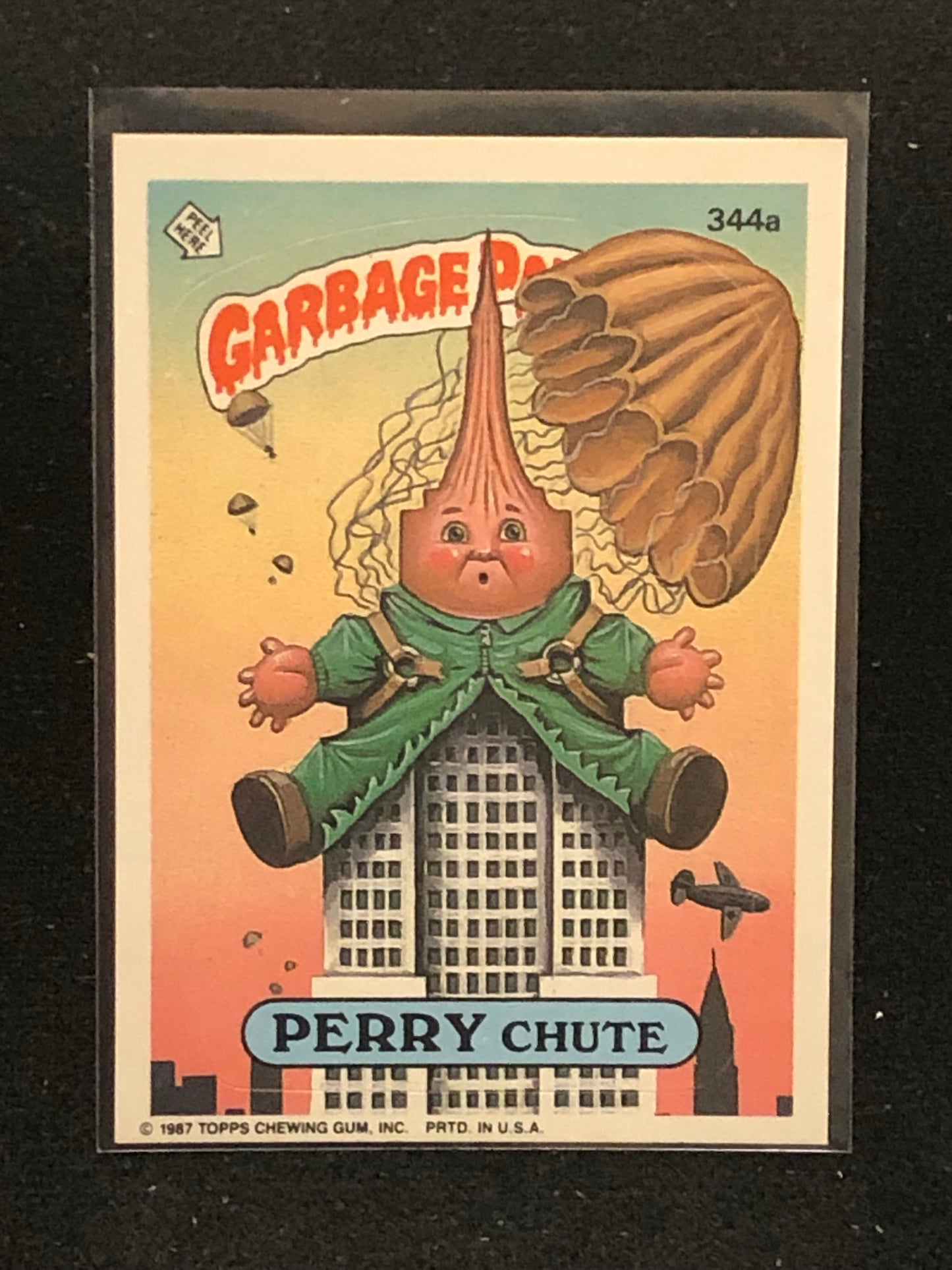 Garbage Pail Kids Original Series 9 (os9) 344a Perry Chute