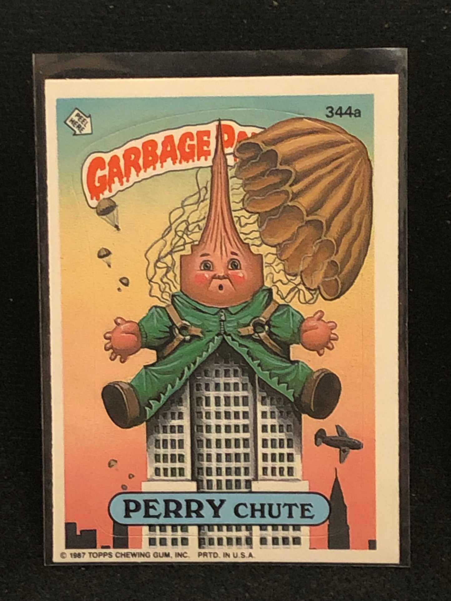 Garbage Pail Kids Original Series 9 (os9) 344a Perry Chute