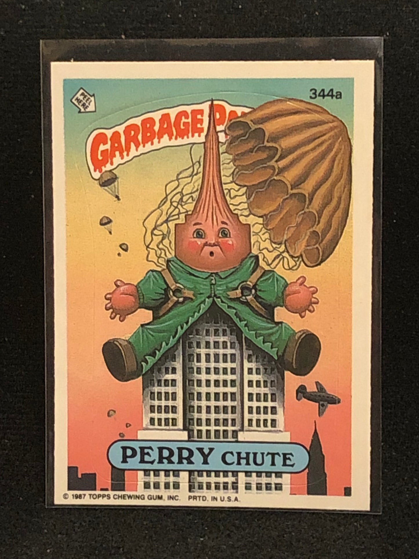 Garbage Pail Kids Original Series 9 (os9) 344a Perry Chute