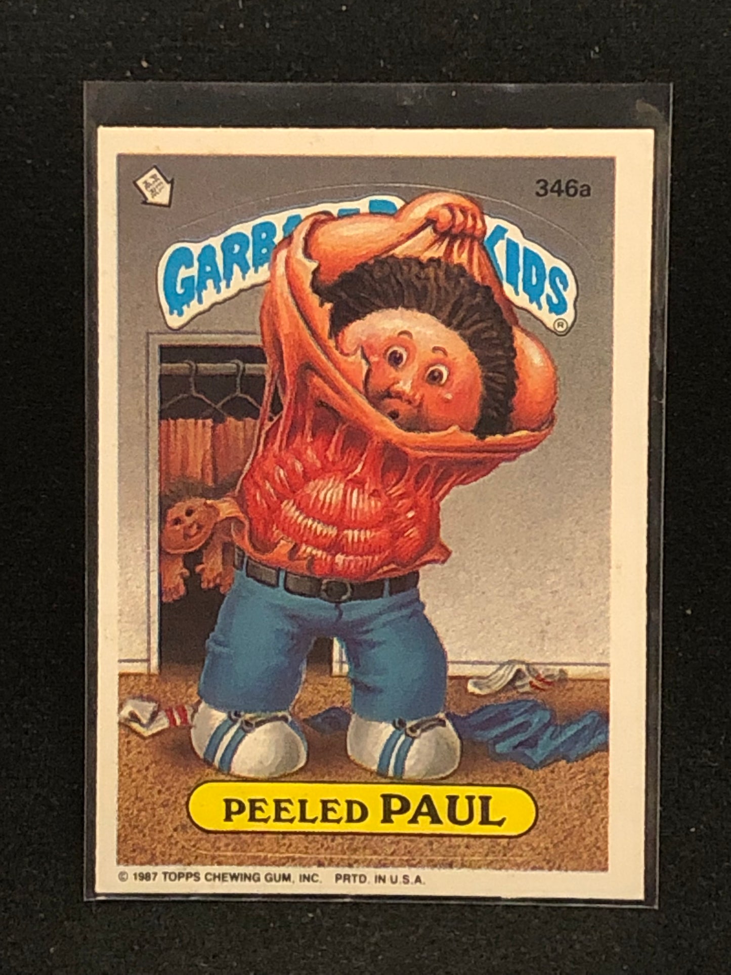 Garbage Pail Kids Original Series 9 (os9) 346a Peeled Paul