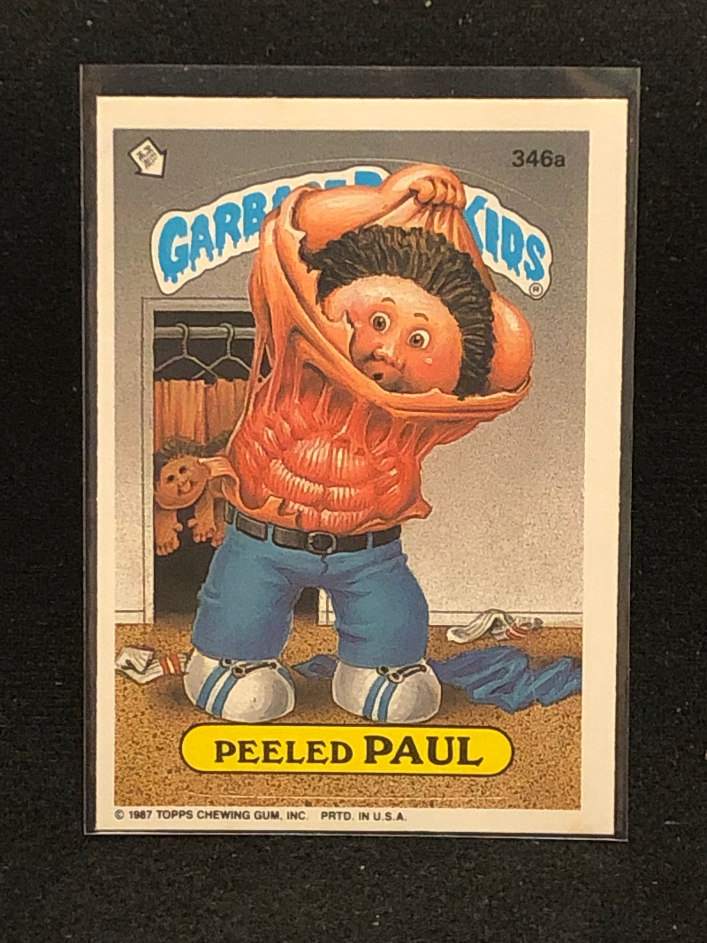 Garbage Pail Kids Original Series 9 (os9) 346a Peeled Paul