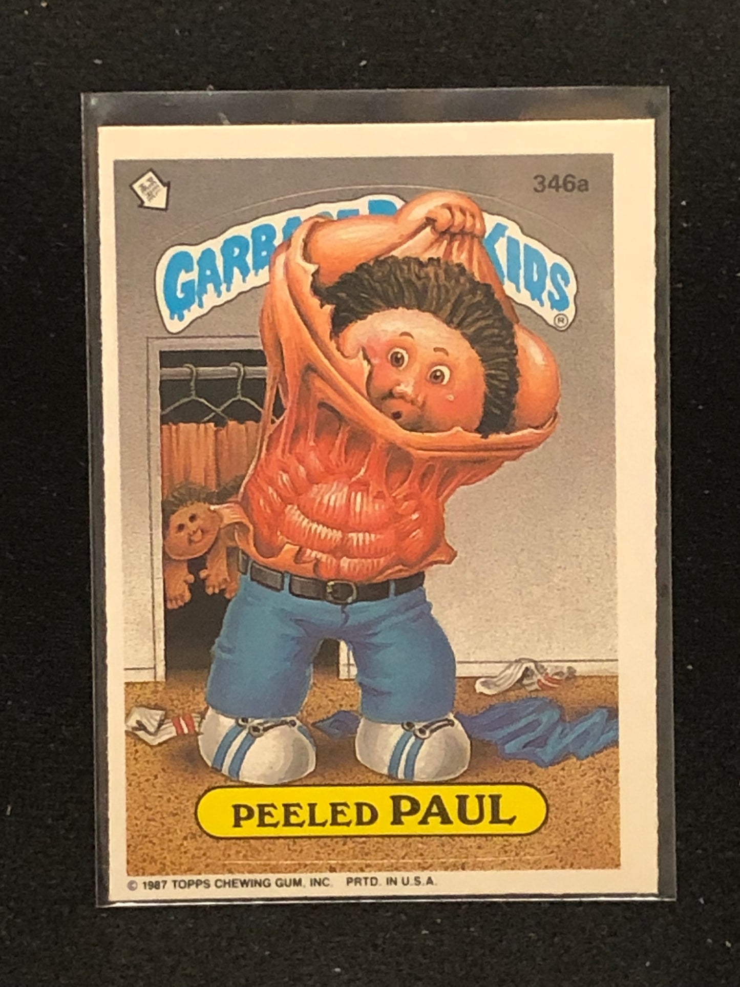 Garbage Pail Kids Original Series 9 (os9) 346a Peeled Paul