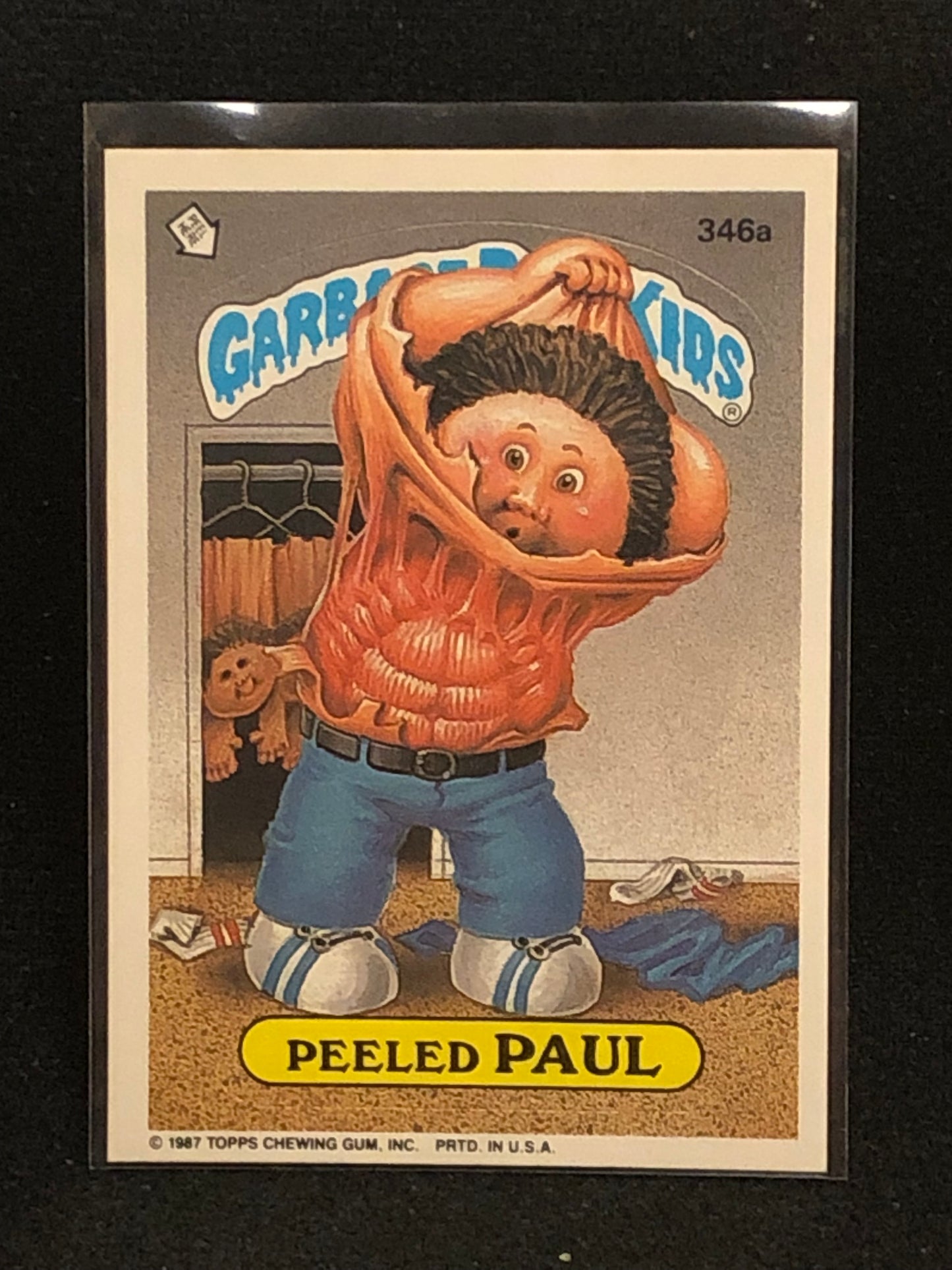 Garbage Pail Kids Original Series 9 (os9) 346a Peeled Paul