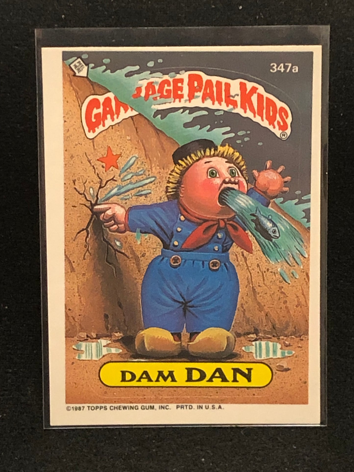 Garbage Pail Kids Original Series 9 (os9) 347a Dam Dan