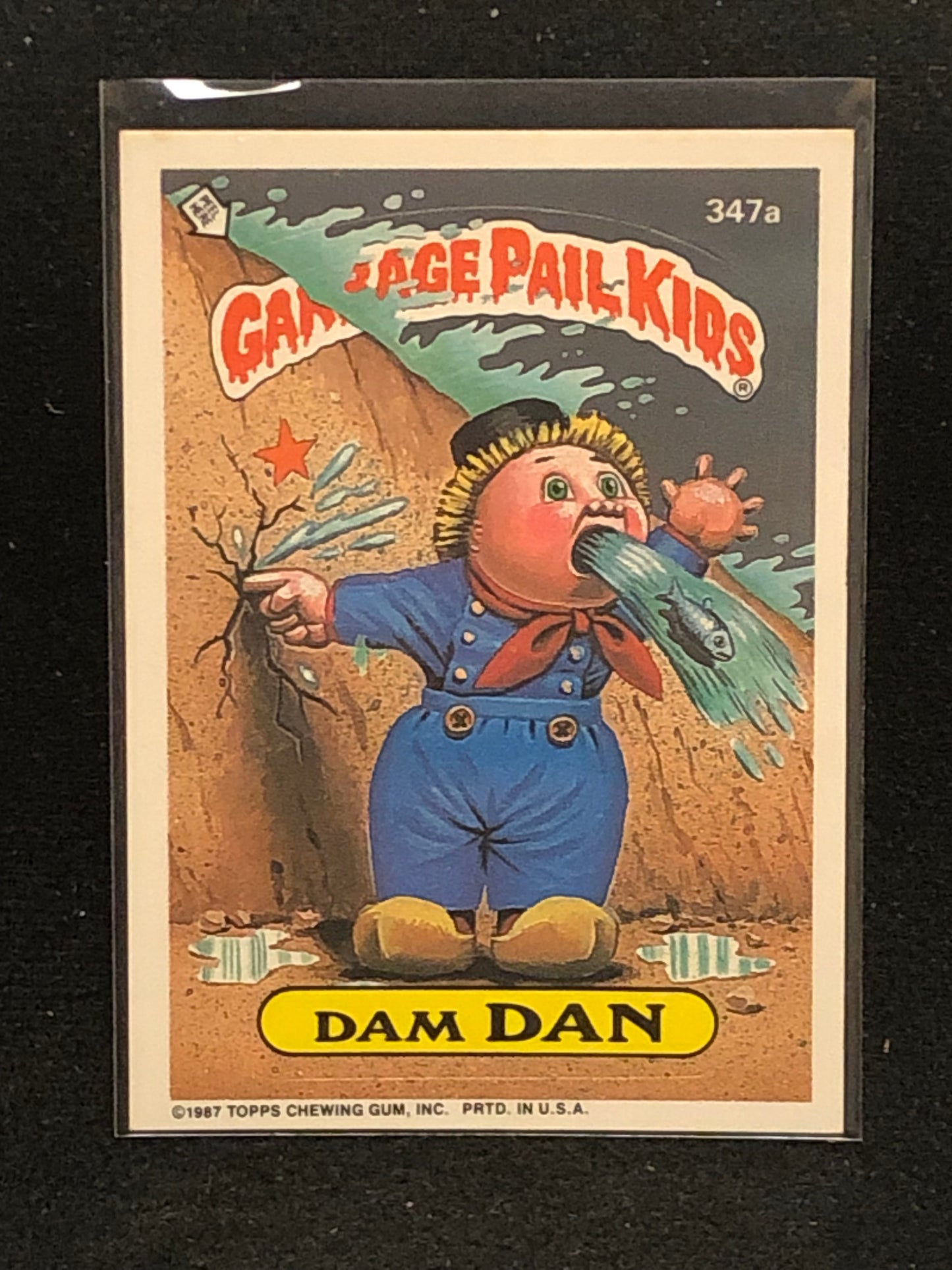 Garbage Pail Kids Original Series 9 (os9) 347a Dam Dan