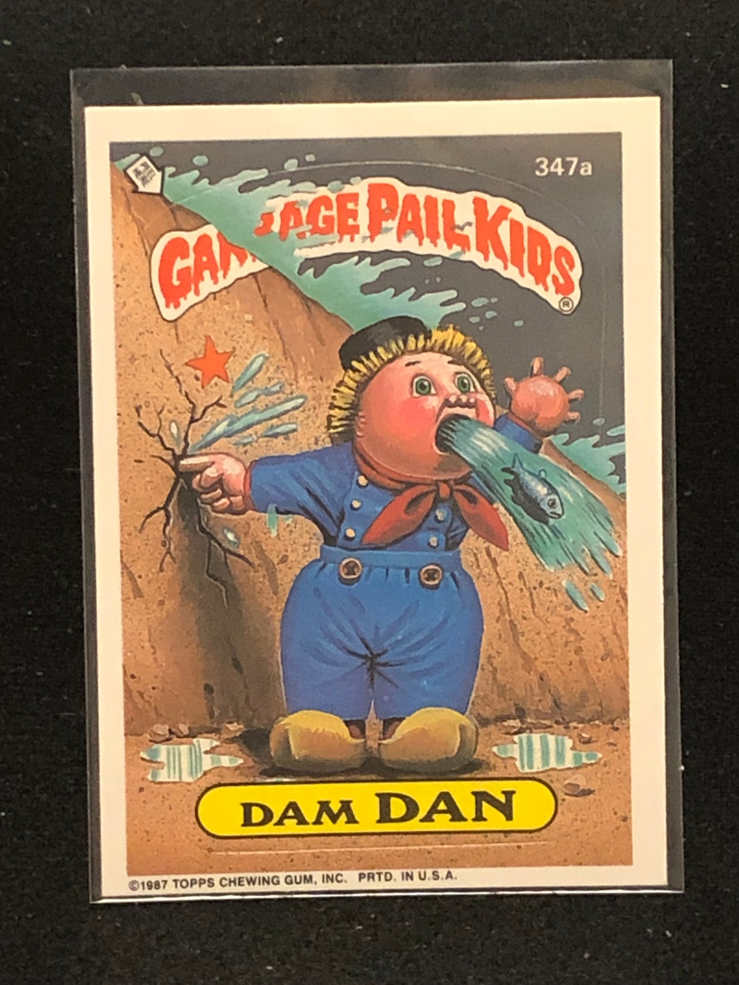 Garbage Pail Kids Original Series 9 (os9) 347a Dam Dan