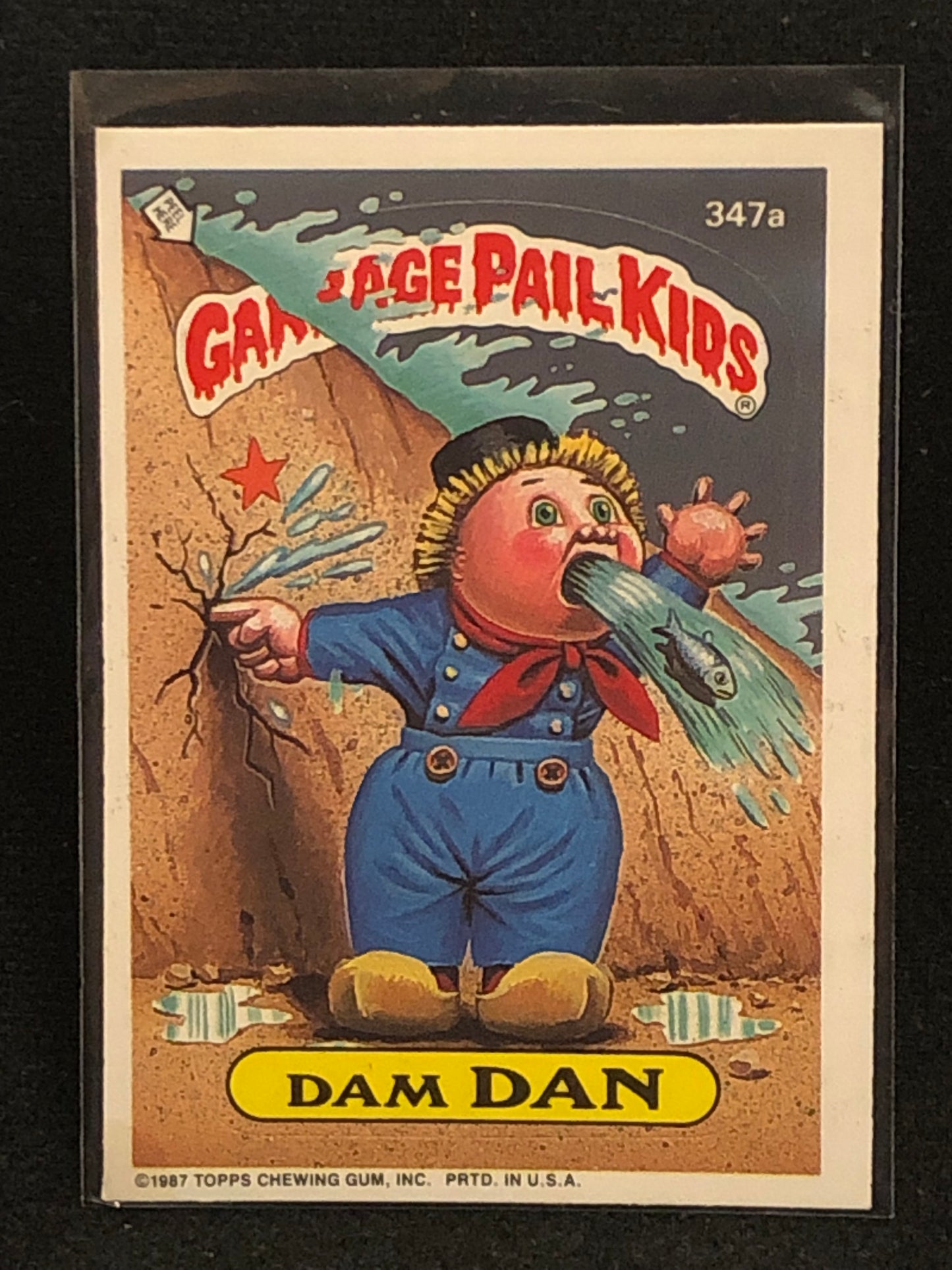 Garbage Pail Kids Original Series 9 (os9) 347a Dam Dan