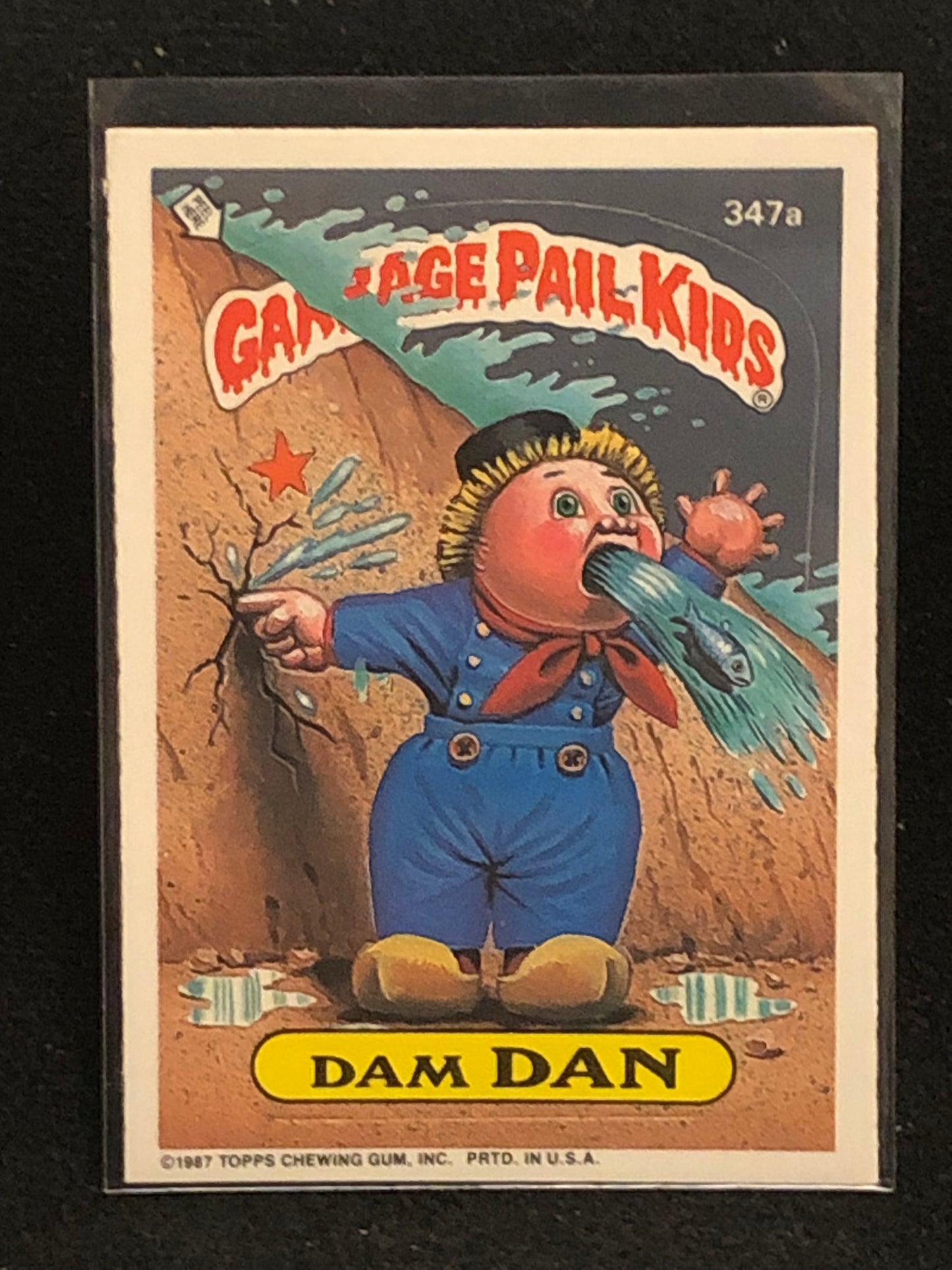 Garbage Pail Kids Original Series 9 (os9) 347a Dam Dan