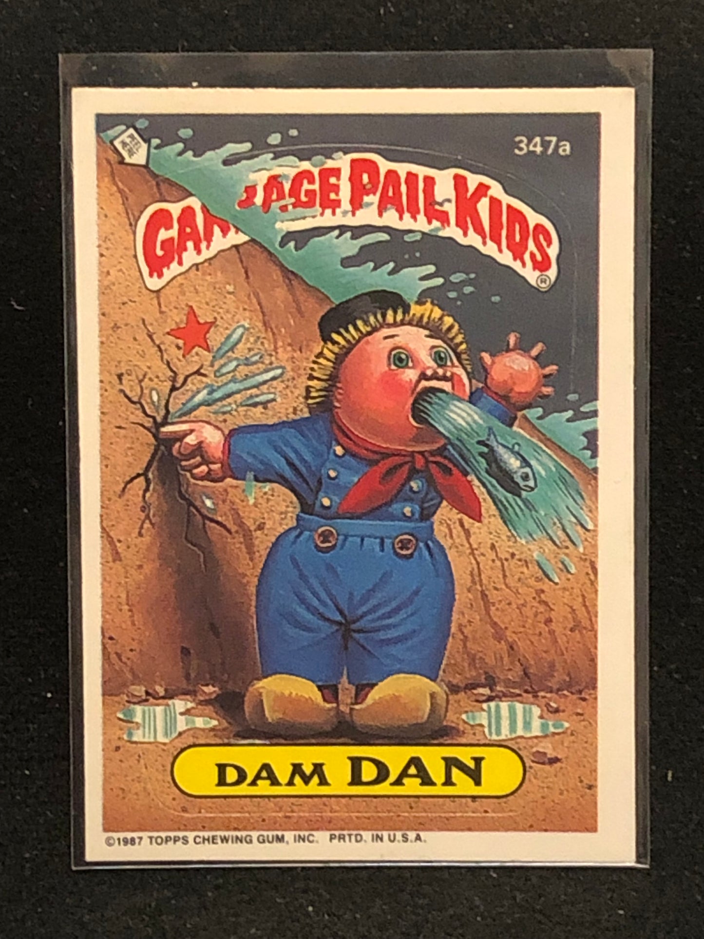 Garbage Pail Kids Original Series 9 (os9) 347a Dam Dan