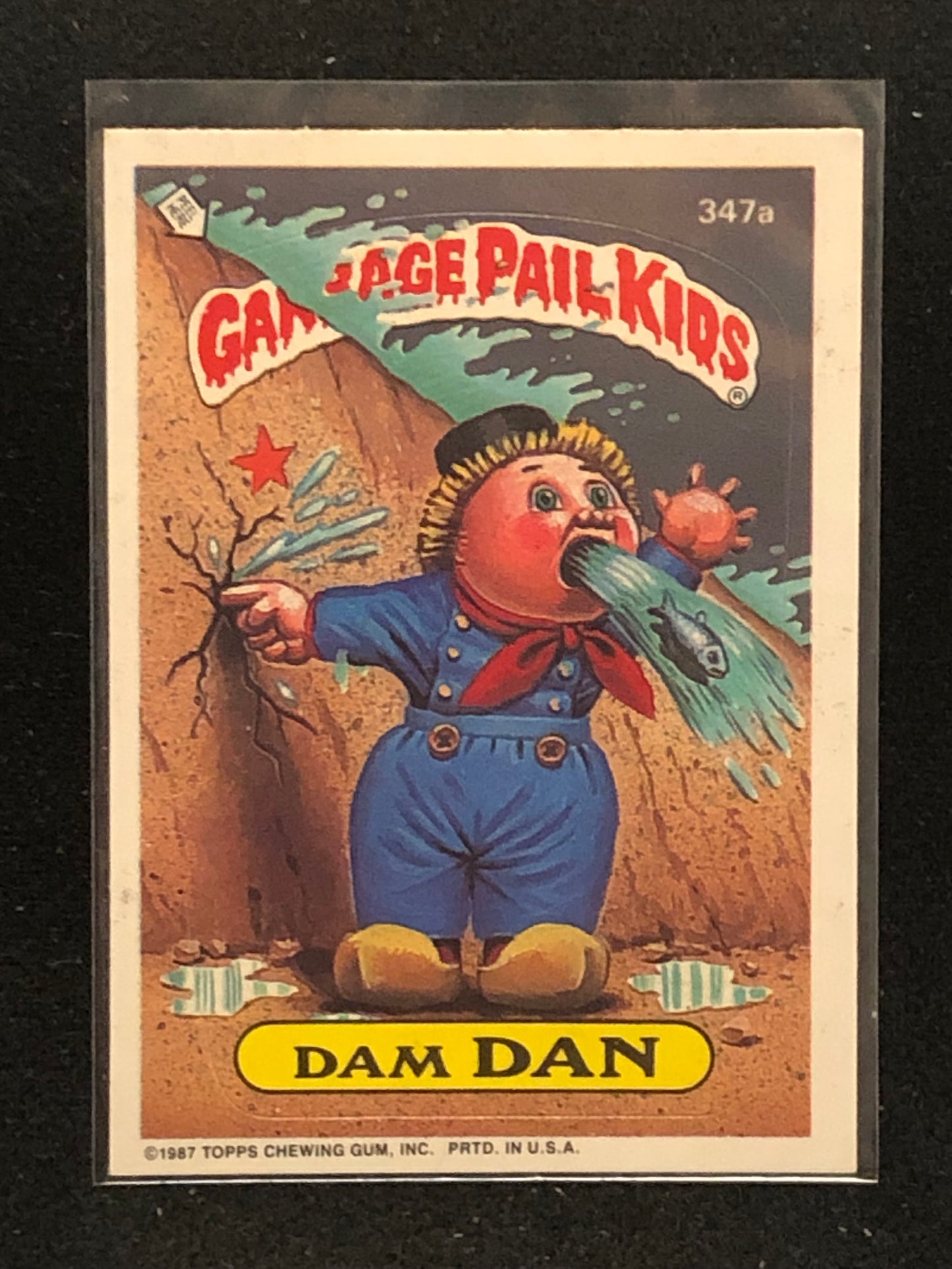 Garbage Pail Kids Original Series 9 (os9) 347a Dam Dan