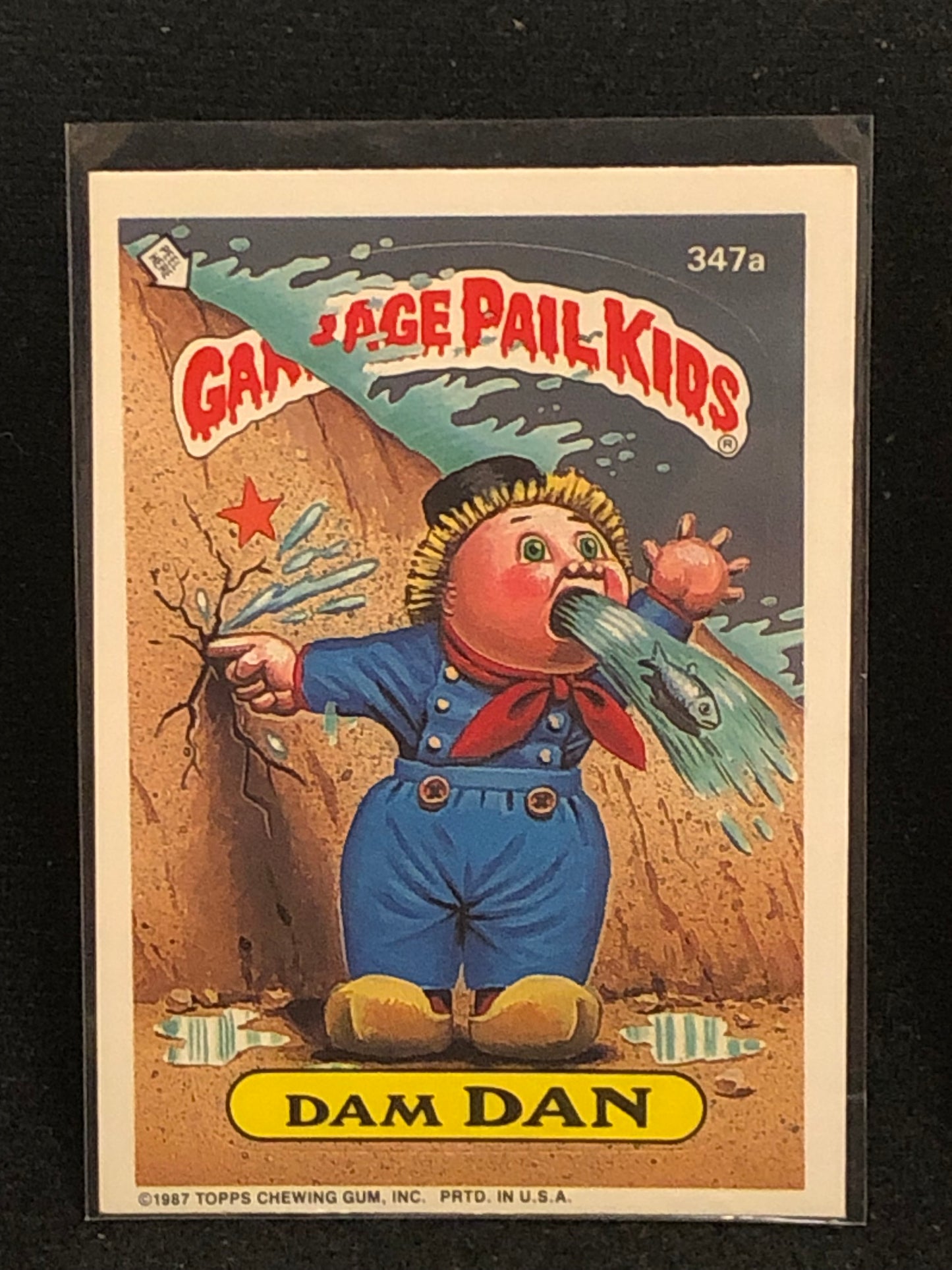 Garbage Pail Kids Original Series 9 (os9) 347a Dam Dan