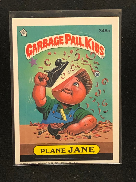 Garbage Pail Kids Original Series 9 (os9) 348a Plane Jane