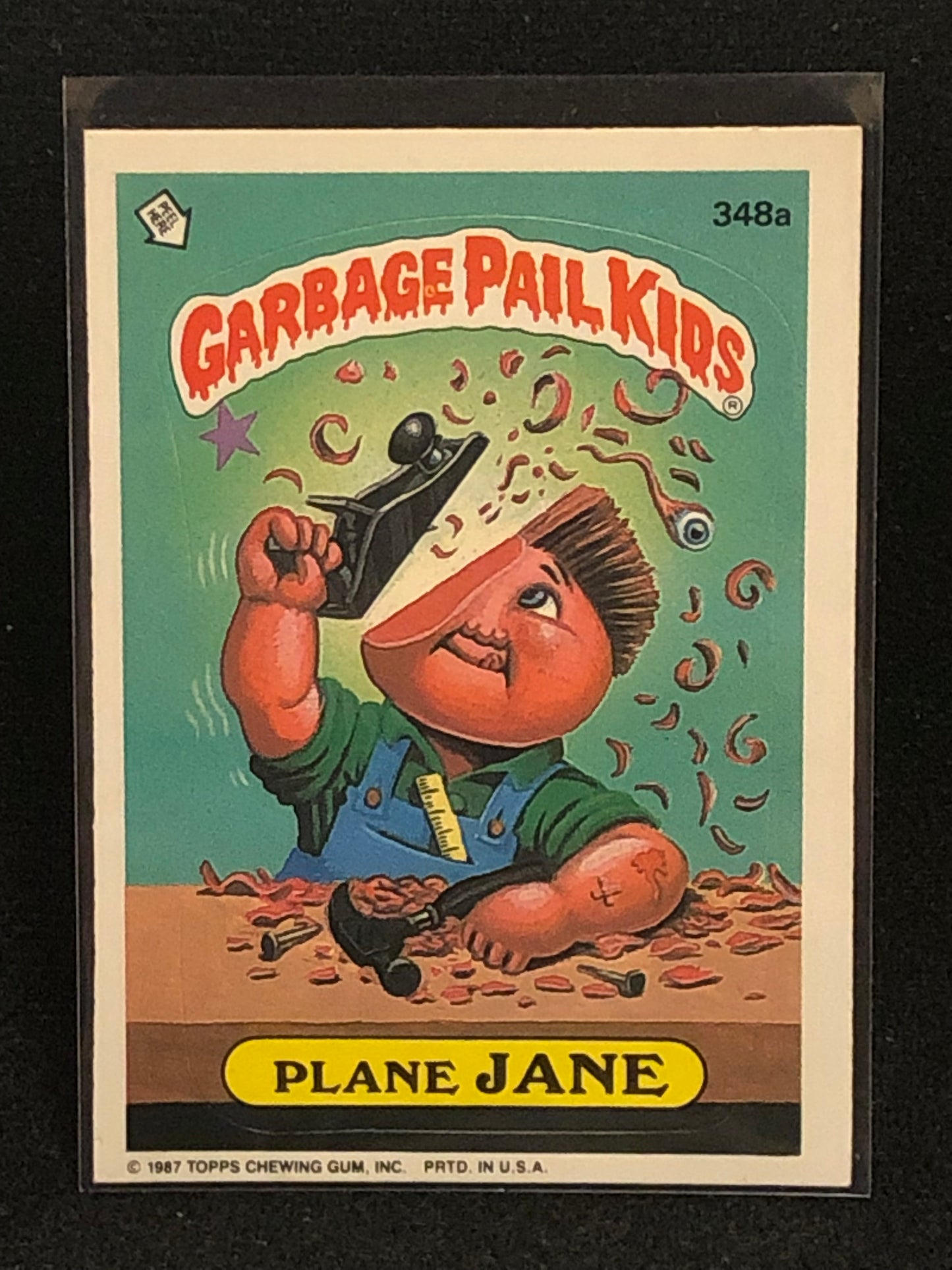 Garbage Pail Kids Original Series 9 (os9) 348a Plane Jane