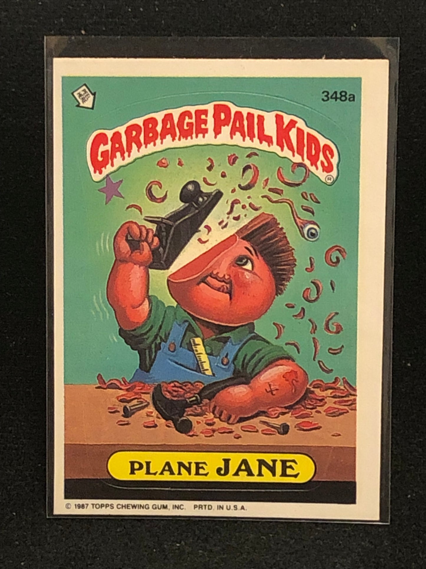 Garbage Pail Kids Original Series 9 (os9) 348a Plane Jane