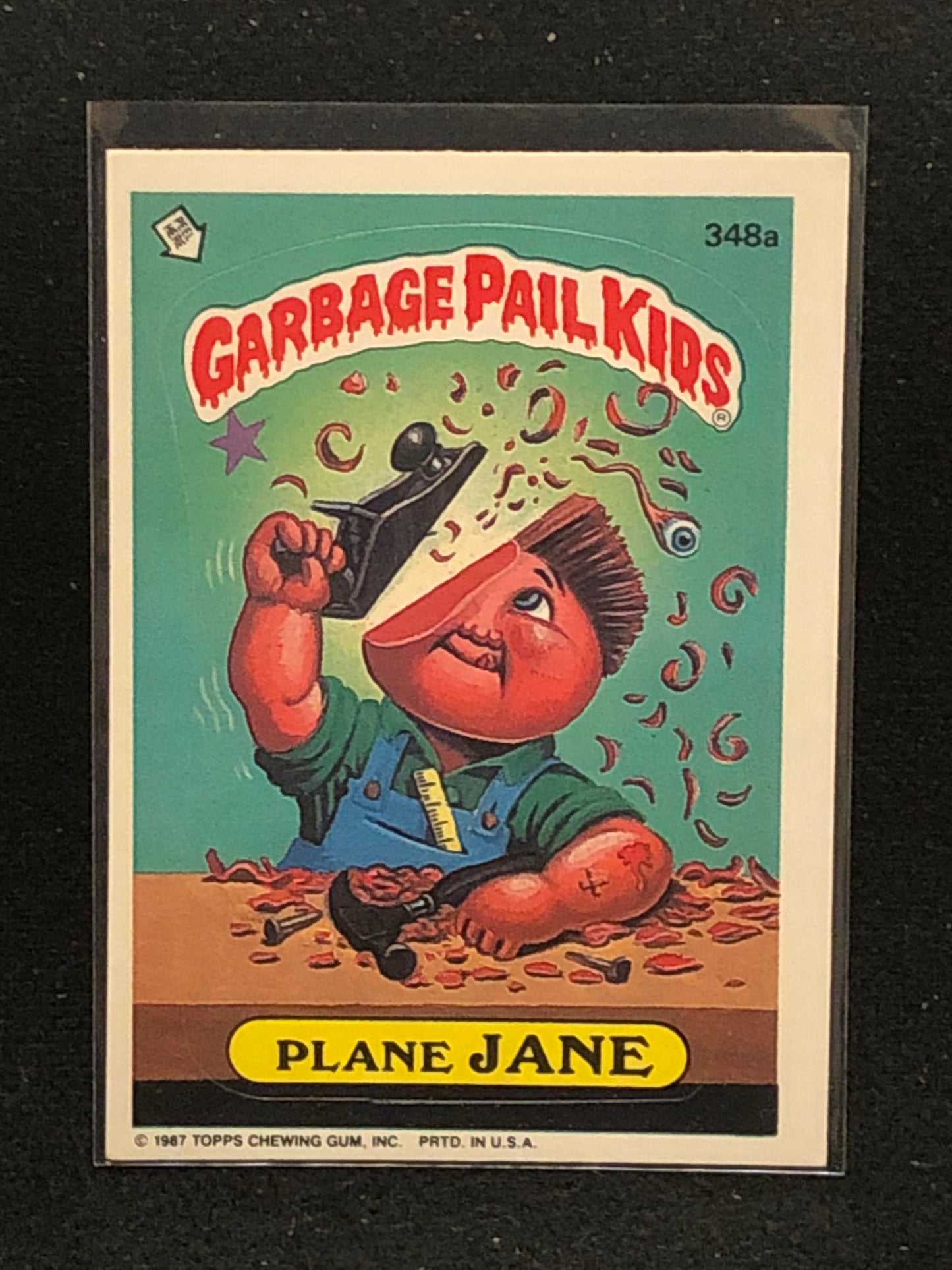 Garbage Pail Kids Original Series 9 (os9) 348a Plane Jane