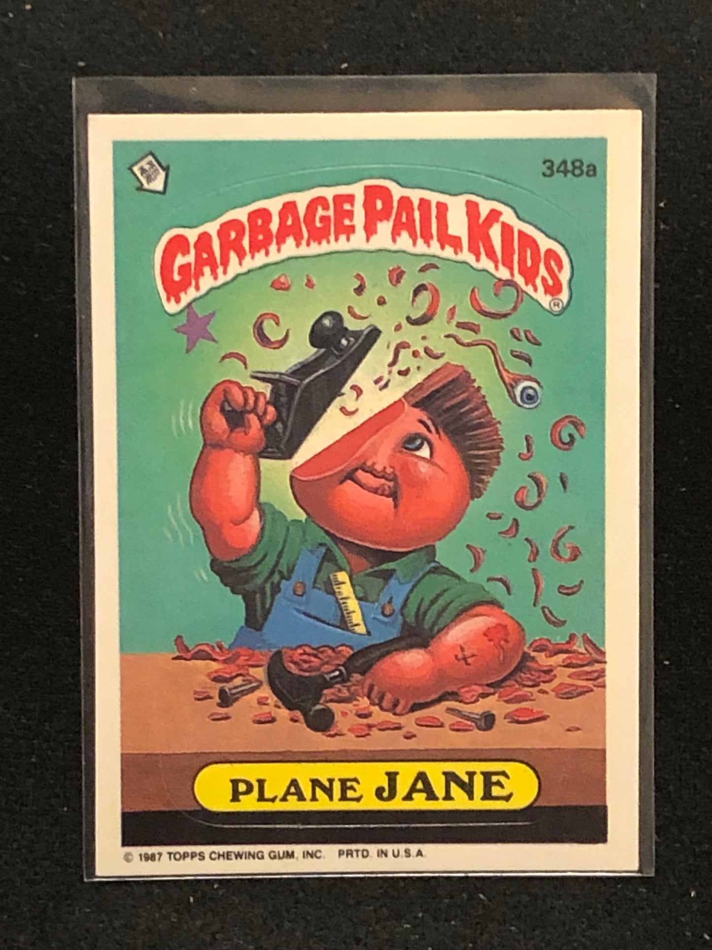 Garbage Pail Kids Original Series 9 (os9) 348a Plane Jane