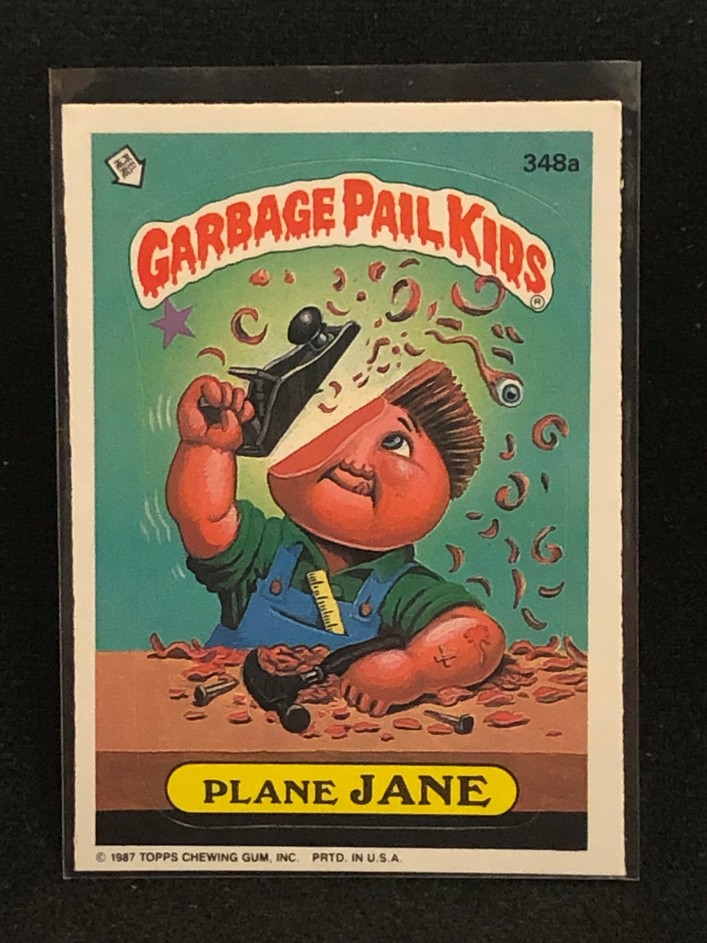 Garbage Pail Kids Original Series 9 (os9) 348a Plane Jane